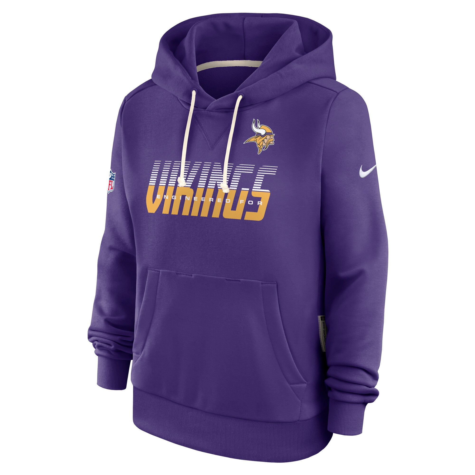Women's Nike Purple Minnesota Vikings Sideline Standard Issue Dri-FIT Hoodie