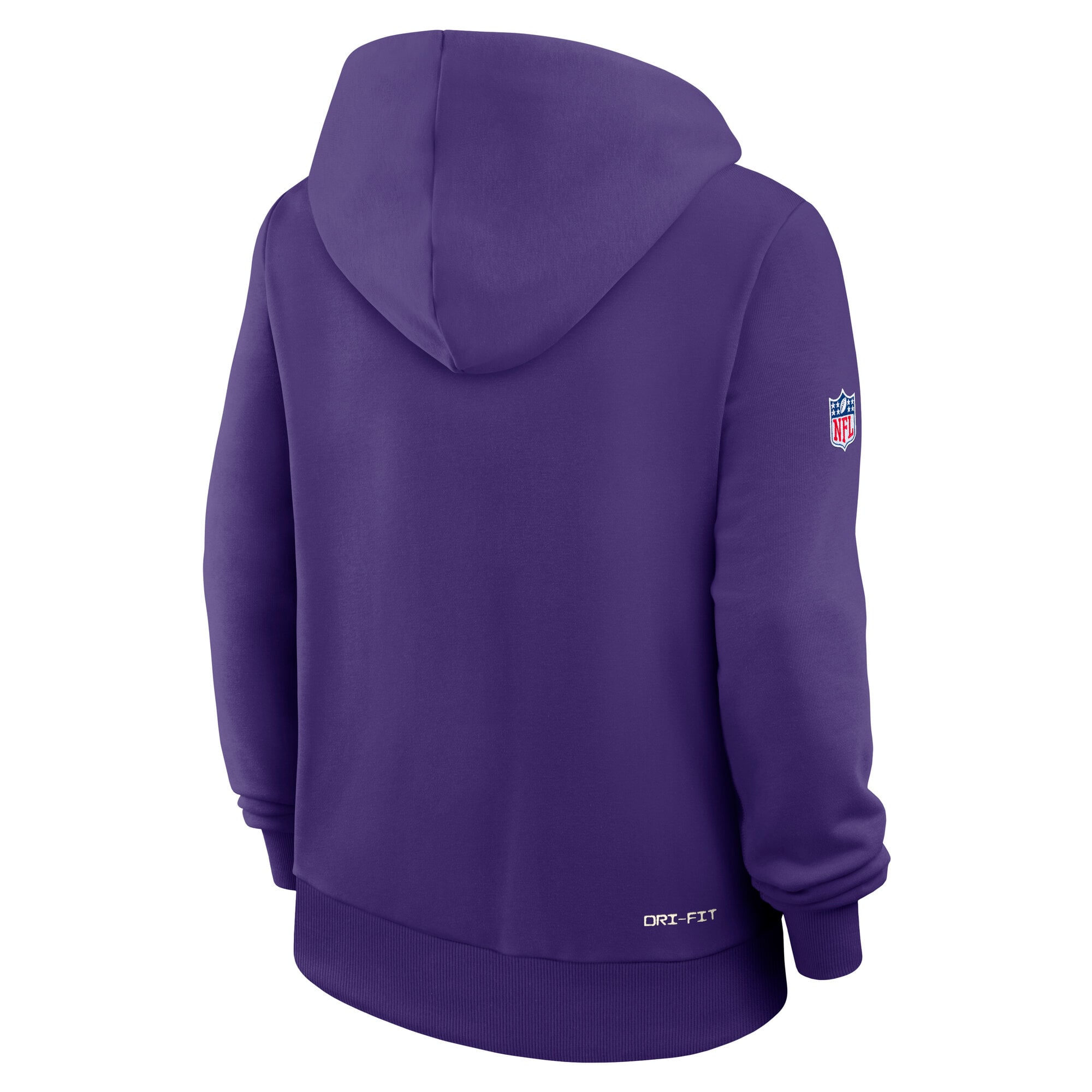 Women's Nike Purple Minnesota Vikings Sideline Standard Issue Dri-FIT Hoodie