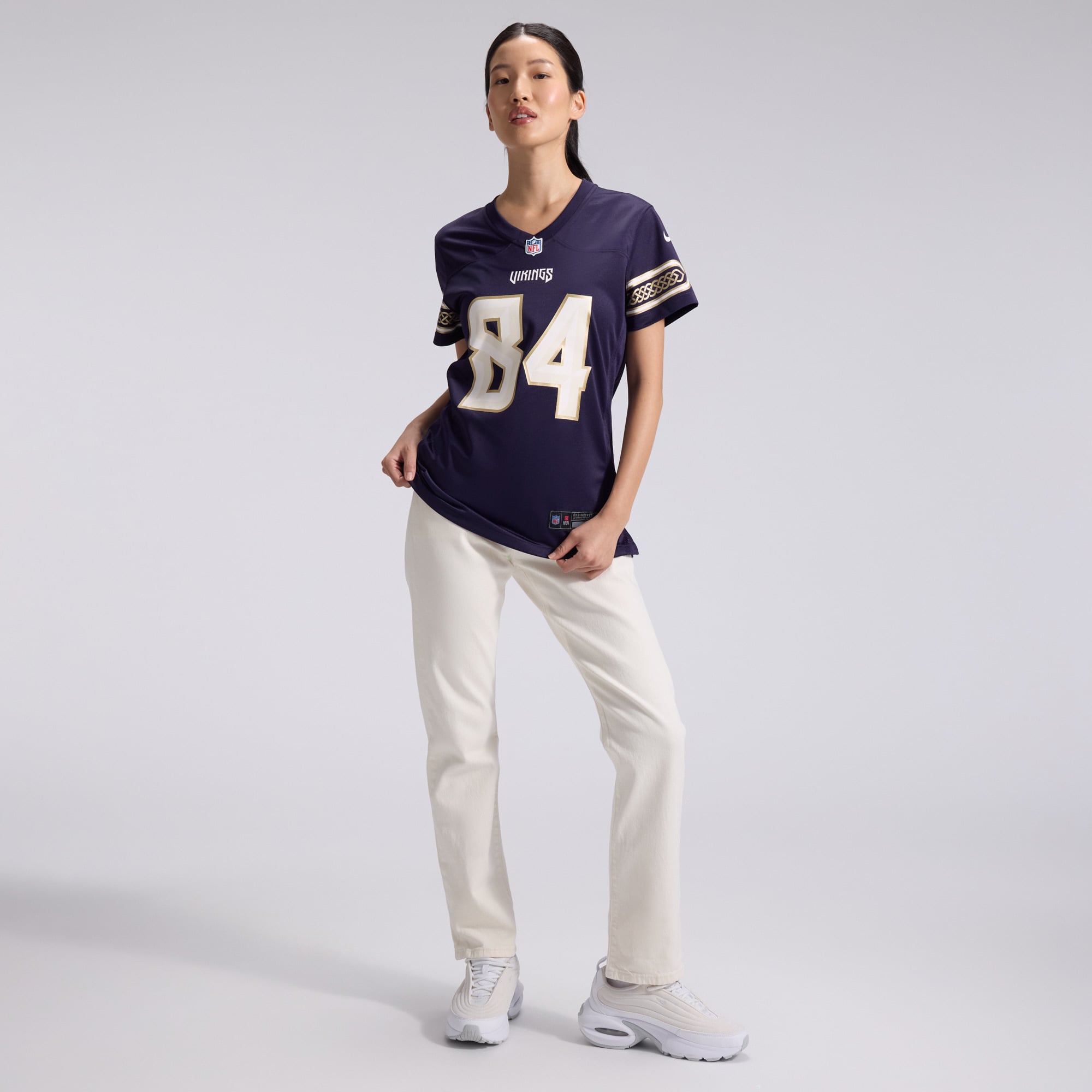 Women's Nike Randy Moss Purple Minnesota Vikings 2026 Rivalries Collection Game Jersey