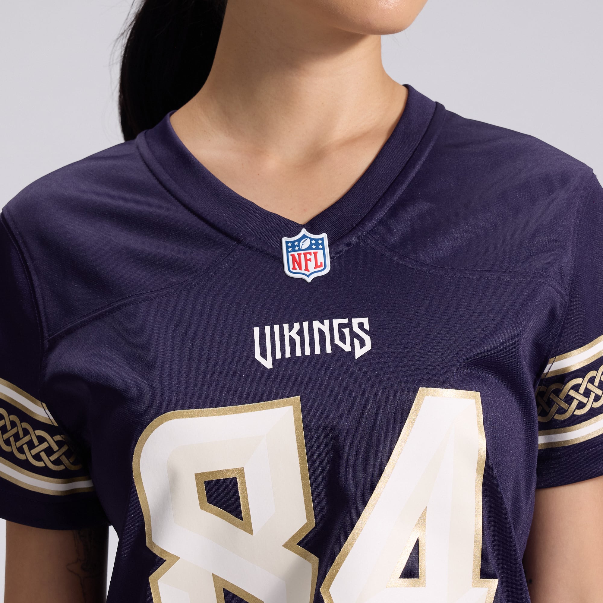 Women's Nike Randy Moss Purple Minnesota Vikings 2026 Rivalries Collection Game Jersey