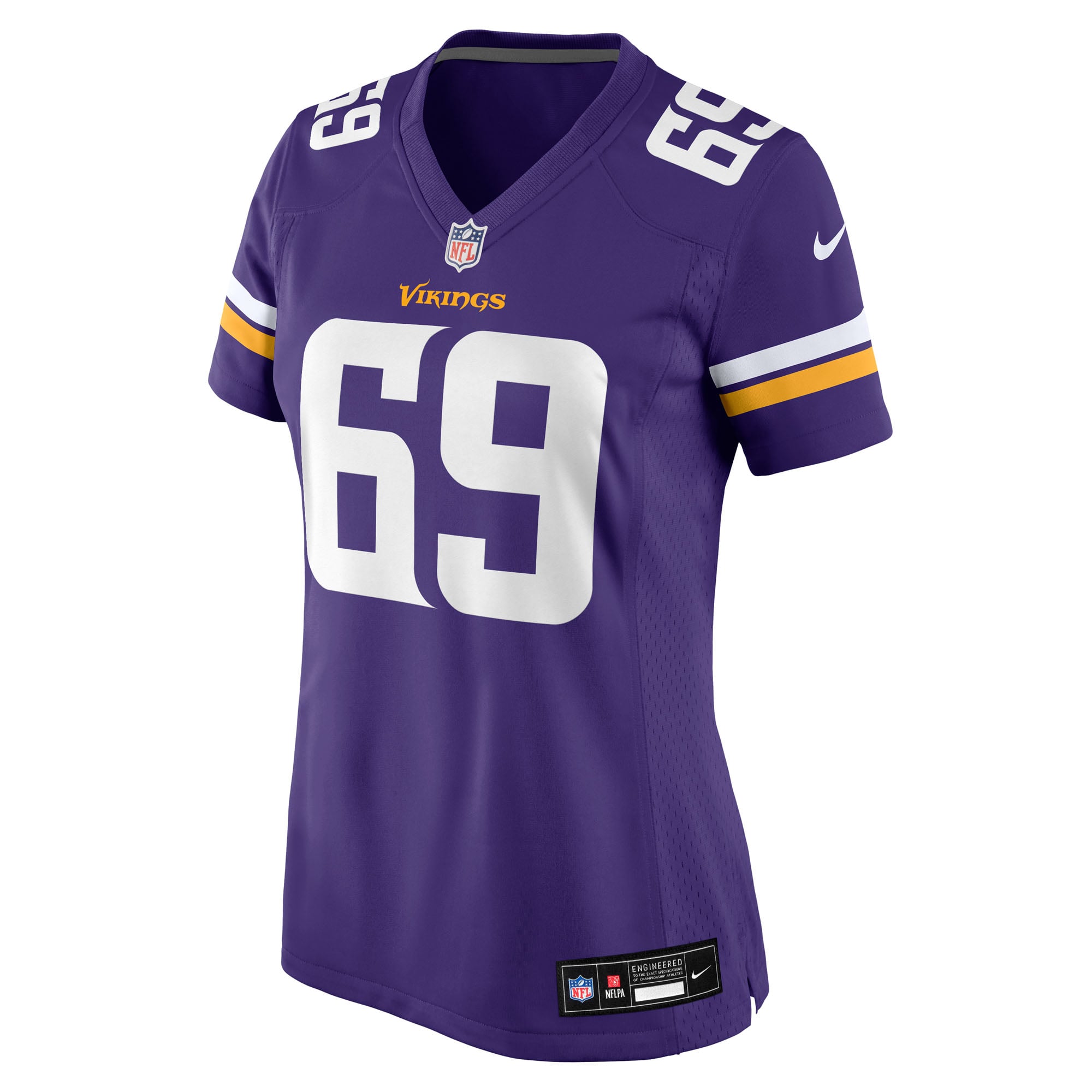 Maillot de match Nike Trevor Keegan violet pour femme, Minnesota Vikings