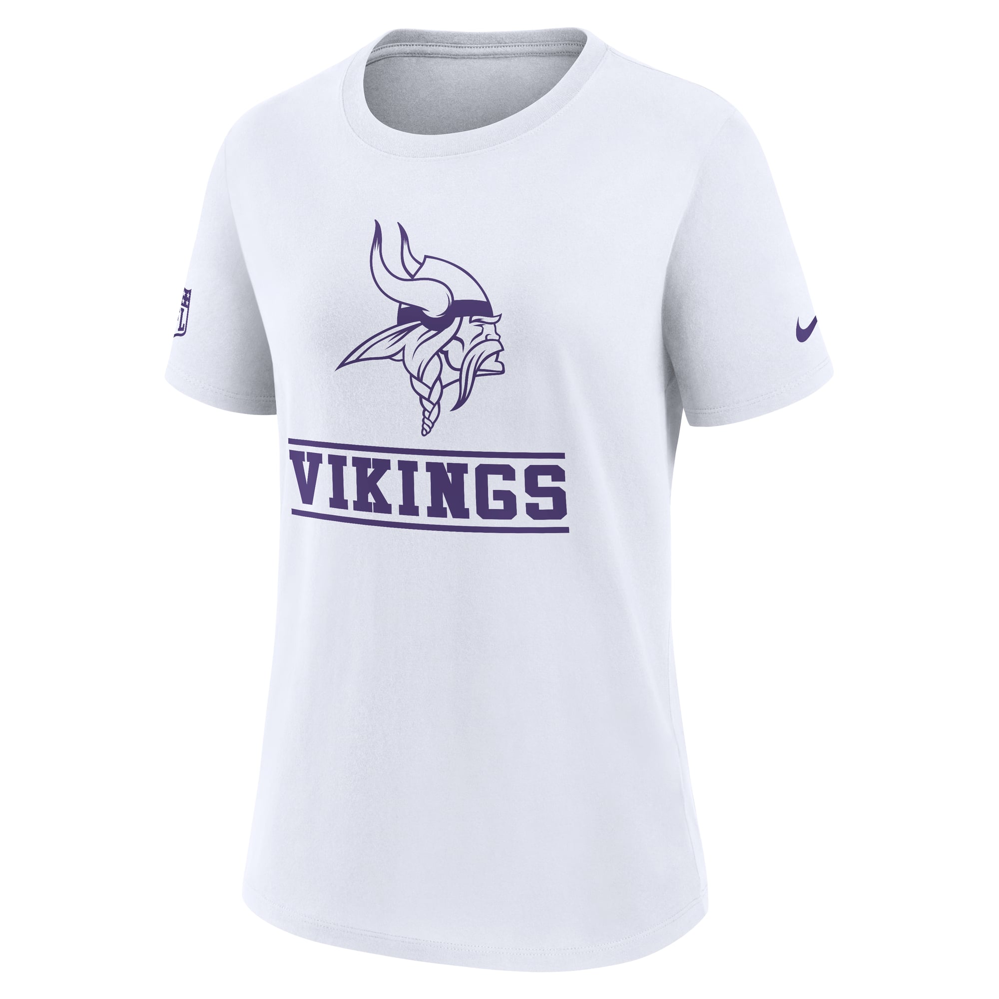 T-shirt Nike Dri-FIT blanc pour femme Minnesota Vikings Sideline Alt
