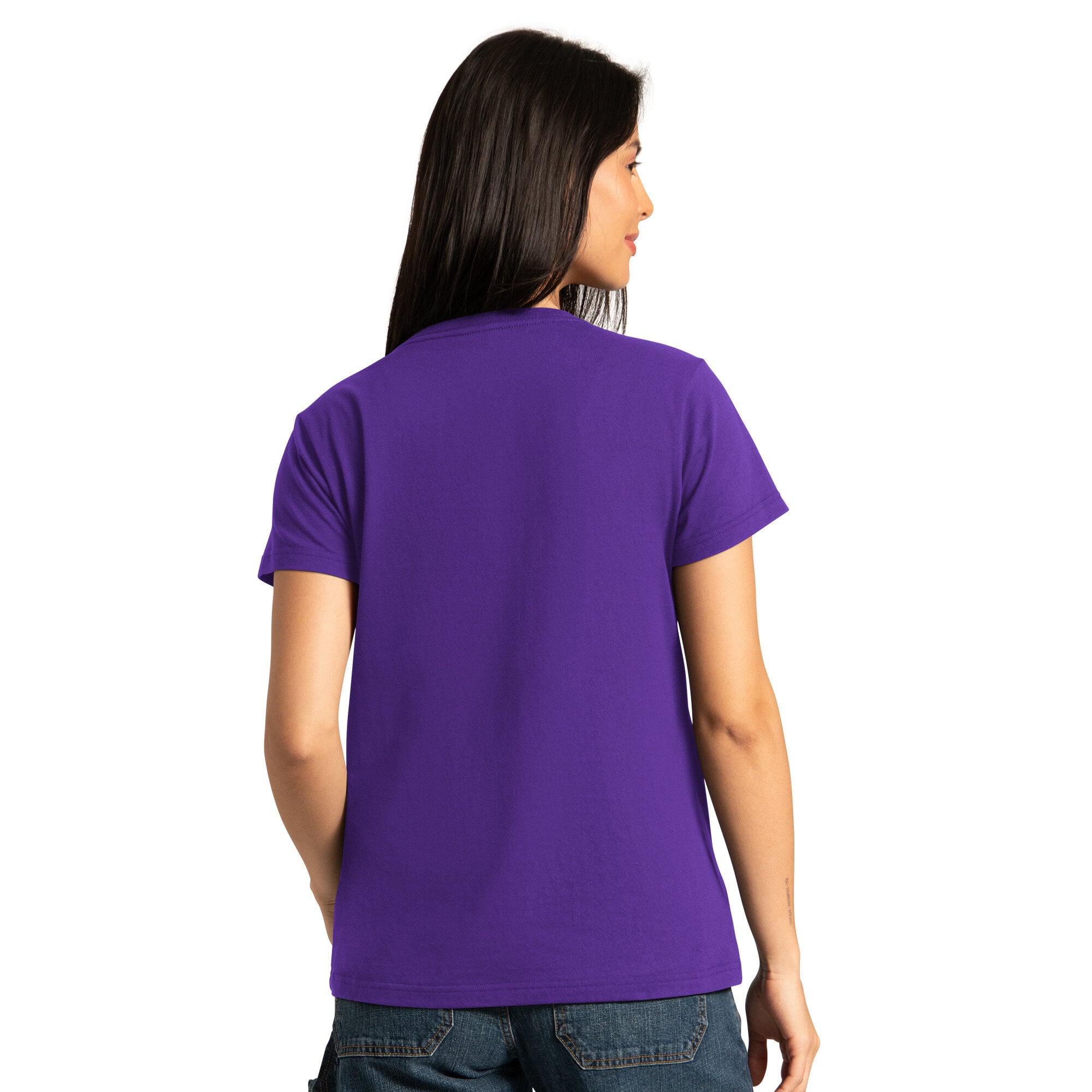 Pack de t-shirts à manches courtes et longues Starter pour femmes, violet/gris chiné, Minnesota Vikings