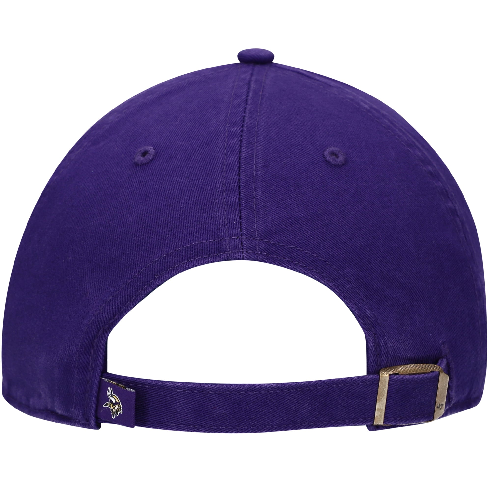 Youth '47 Purple Minnesota Vikings Logo Clean Up Adjustable Hat