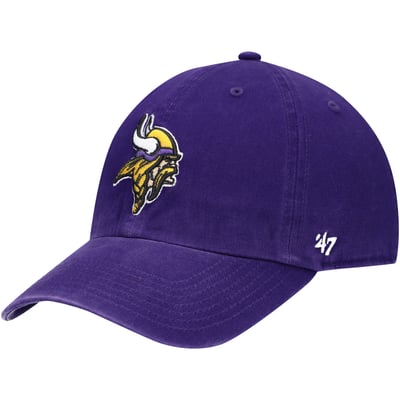 Minnesota Vikings '47 Youth Logo Clean Up Adjustable Hat - Purple