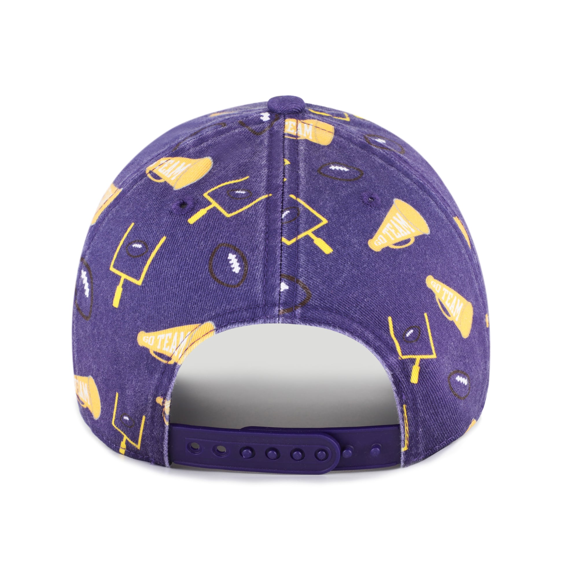 Youth '47  Purple Minnesota Vikings Stomping Ground Clean Up Adjustable Hat