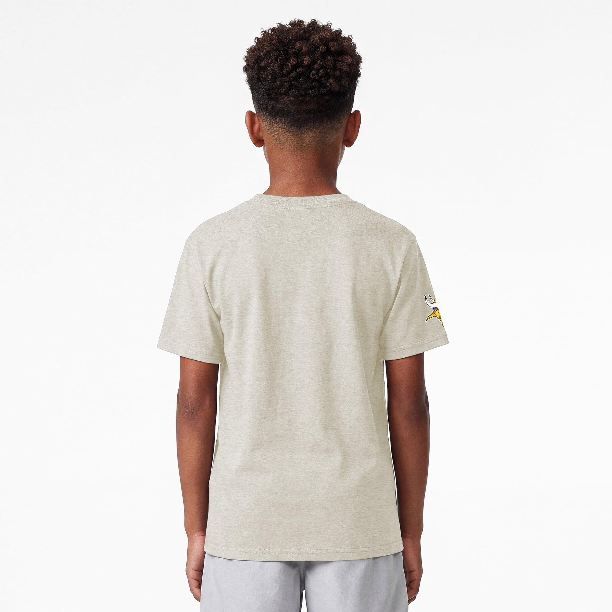 Youth Disney x Champion Oatmeal Minnesota Vikings Thor T-Shirt
