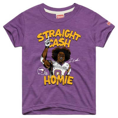 Randy Moss Minnesota Vikings Homage Youth Retired Greats T-Shirt - Purple