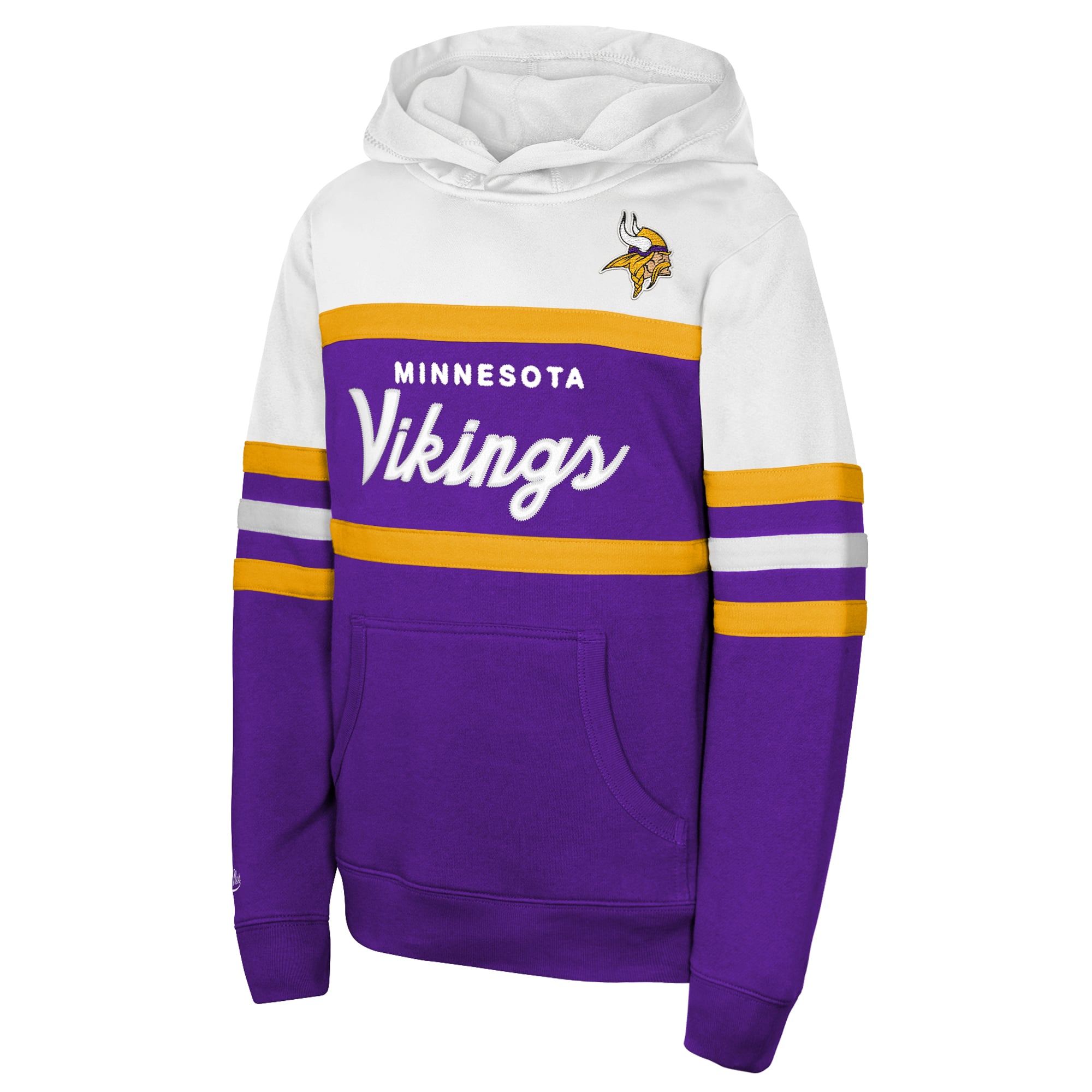 Youth Mitchell & Ness Purple Minnesota Vikings Head Coach Hoodie