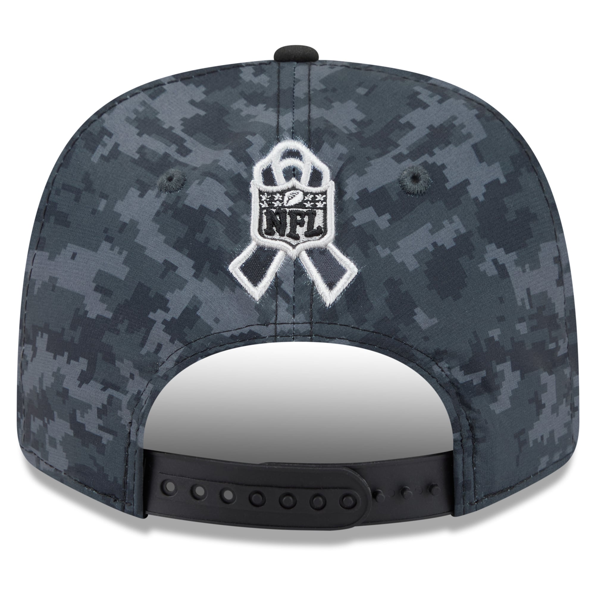Casquette ajustable New Era noire Minnesota Vikings 2026 Salute To Service 9SEVENTY pour jeunes