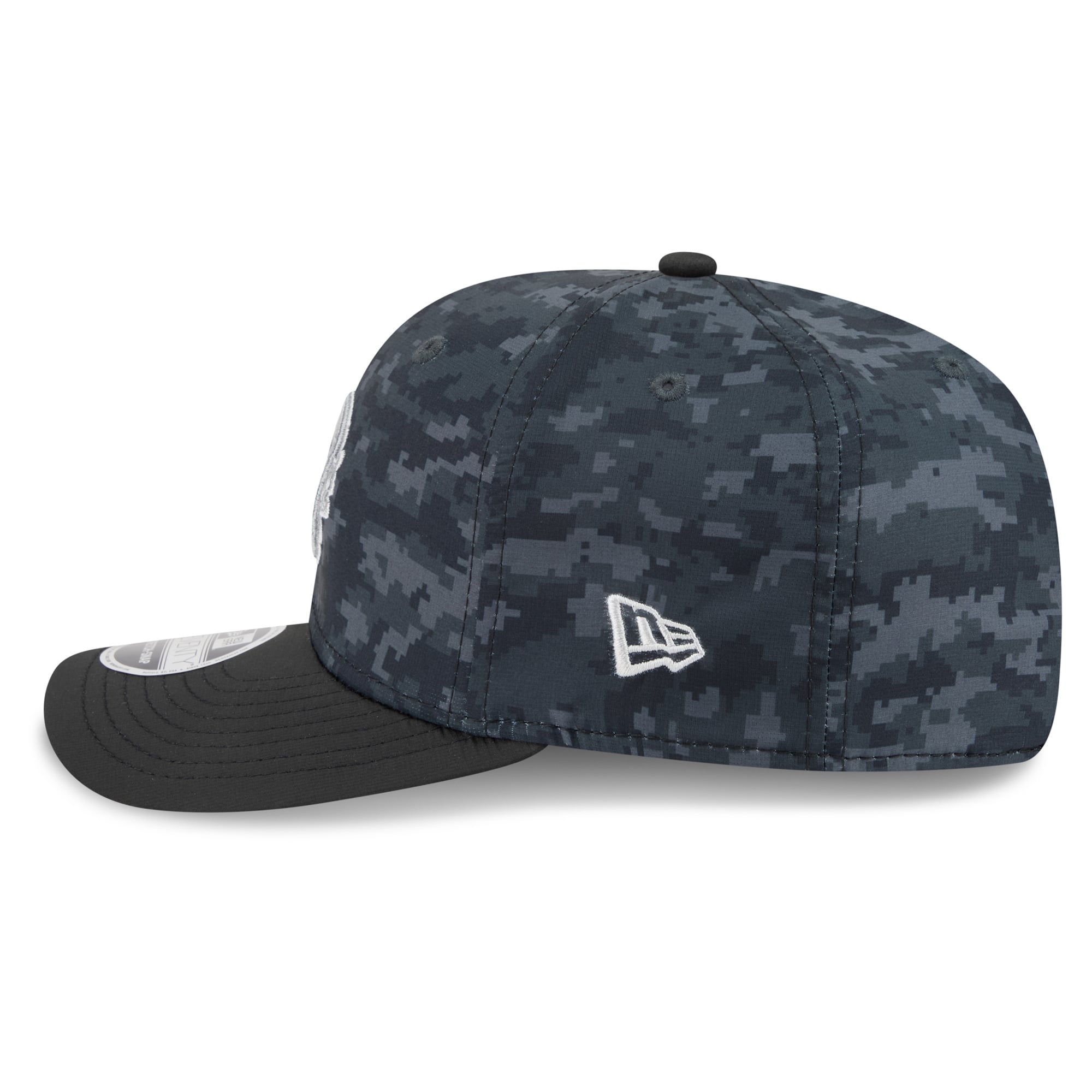 Casquette ajustable New Era noire Minnesota Vikings 2026 Salute To Service 9SEVENTY pour jeunes