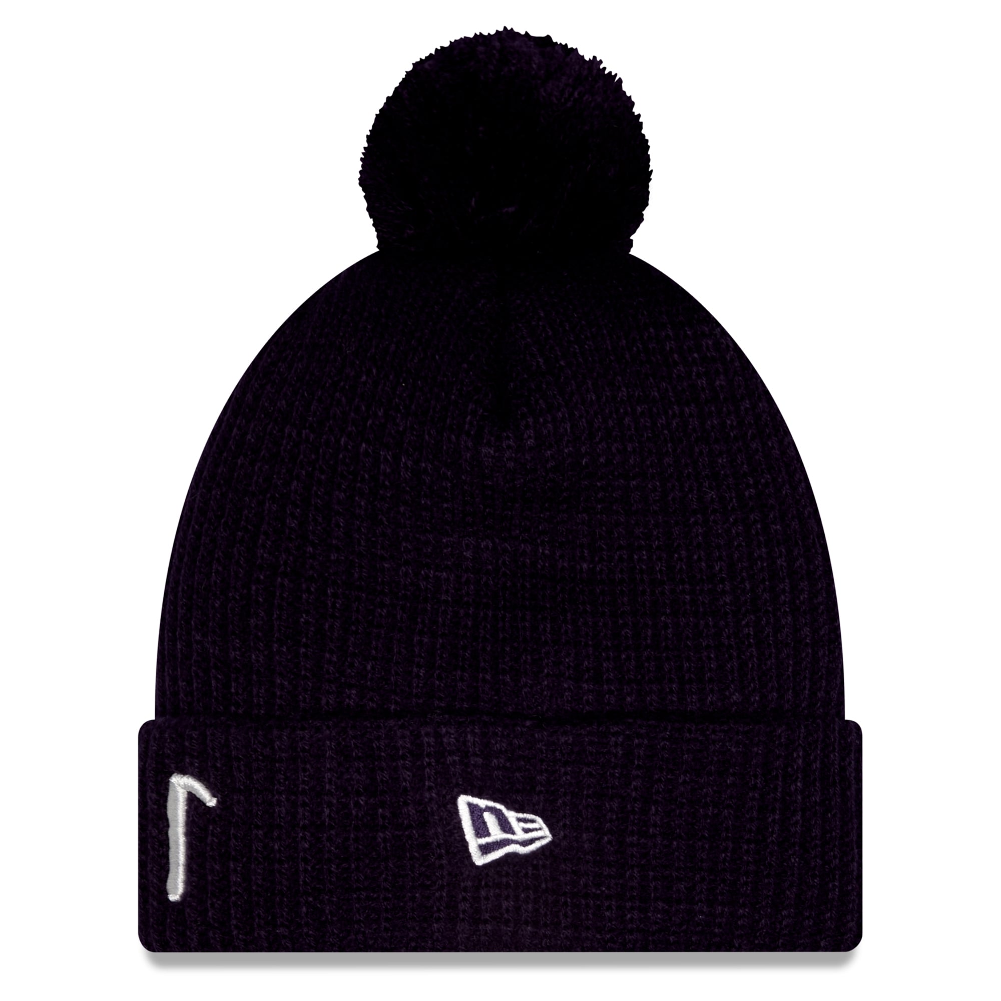 Youth New Era Purple Minnesota Vikings 2026 Rivalries Collection Sideline Cuffed Knit Hat with Pom