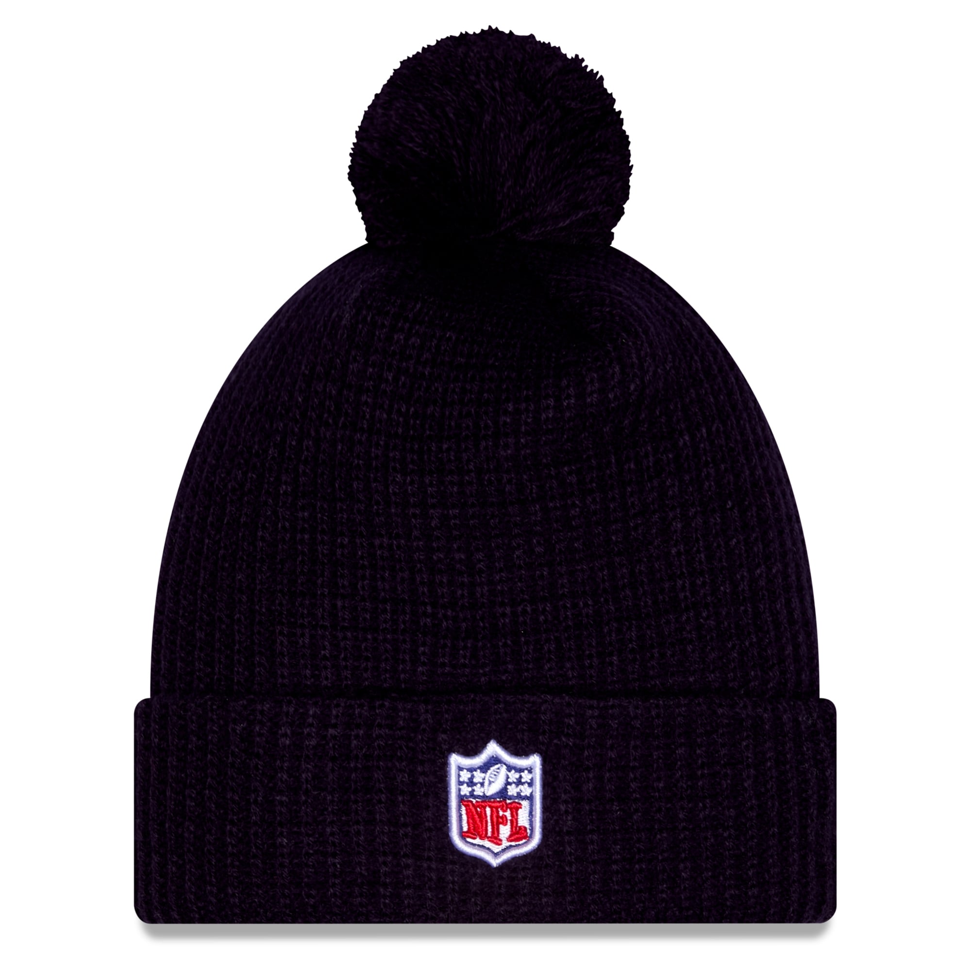 Youth New Era Purple Minnesota Vikings 2026 Rivalries Collection Sideline Cuffed Knit Hat with Pom