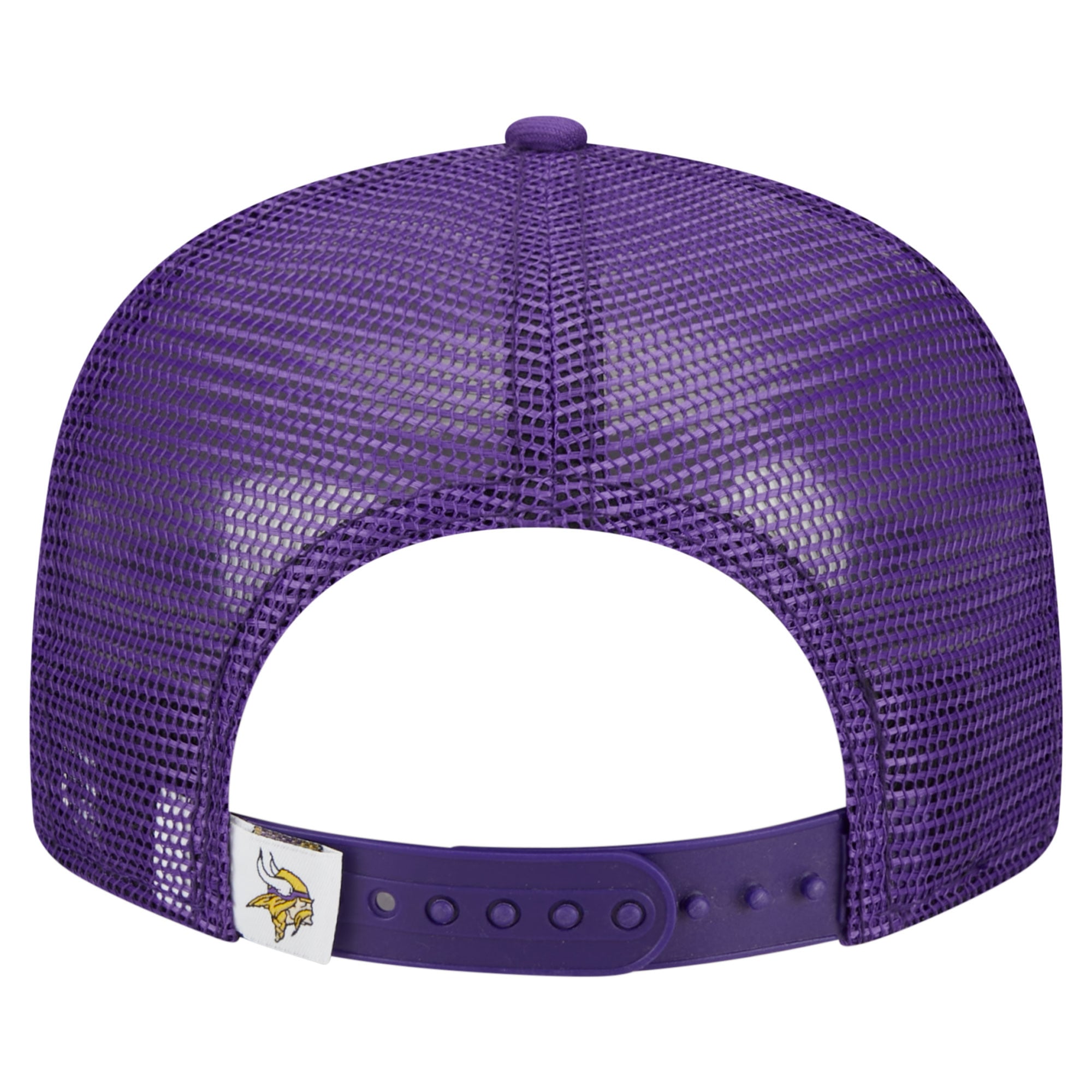 Youth New Era Purple Minnesota Vikings Main Trucker 9FIFTY Snapback Hat