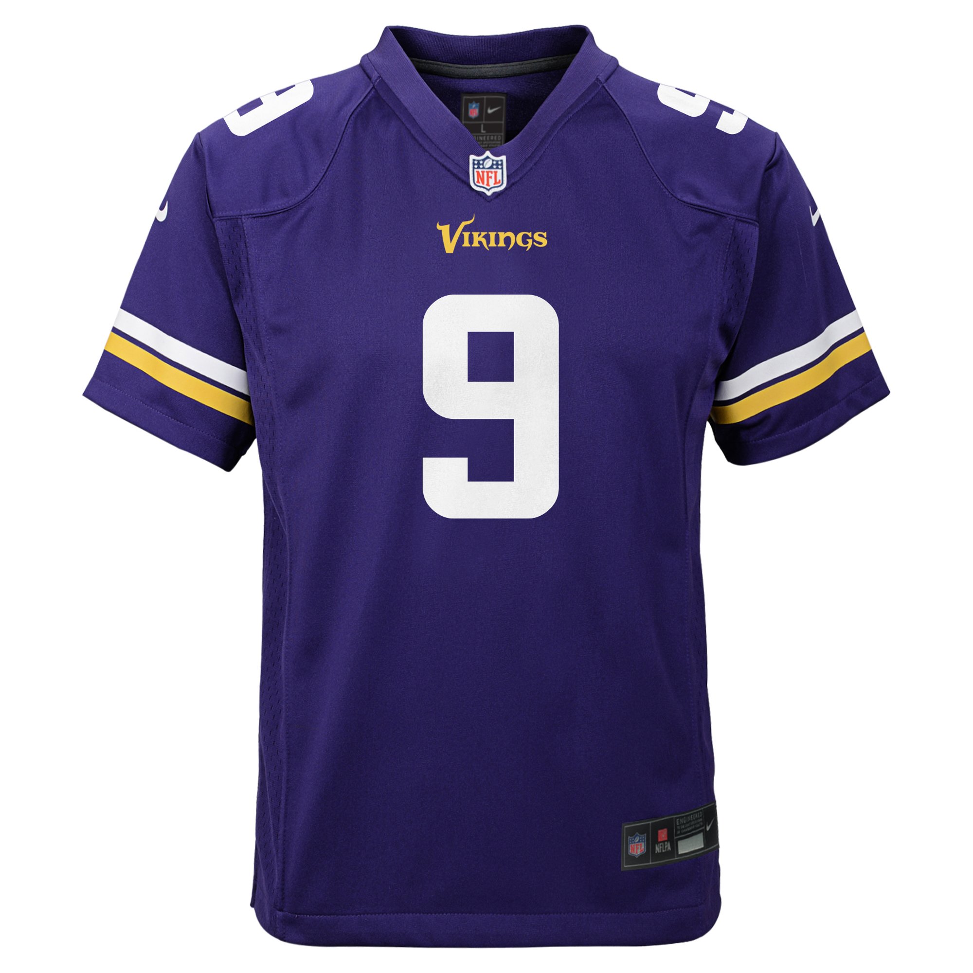 Youth Nike J.J. McCarthy Purple Minnesota Vikings Team Game Jersey