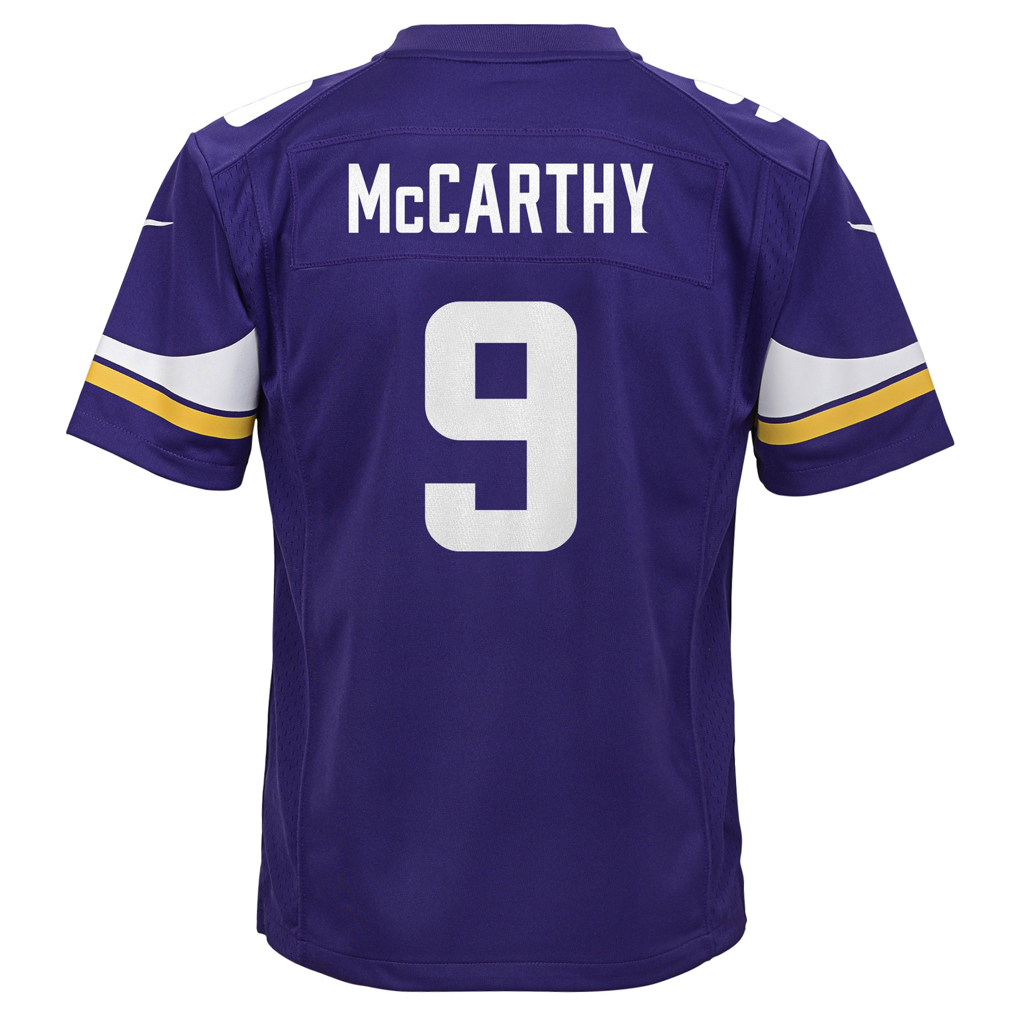 Youth Nike J.J. McCarthy Purple Minnesota Vikings Team Game Jersey