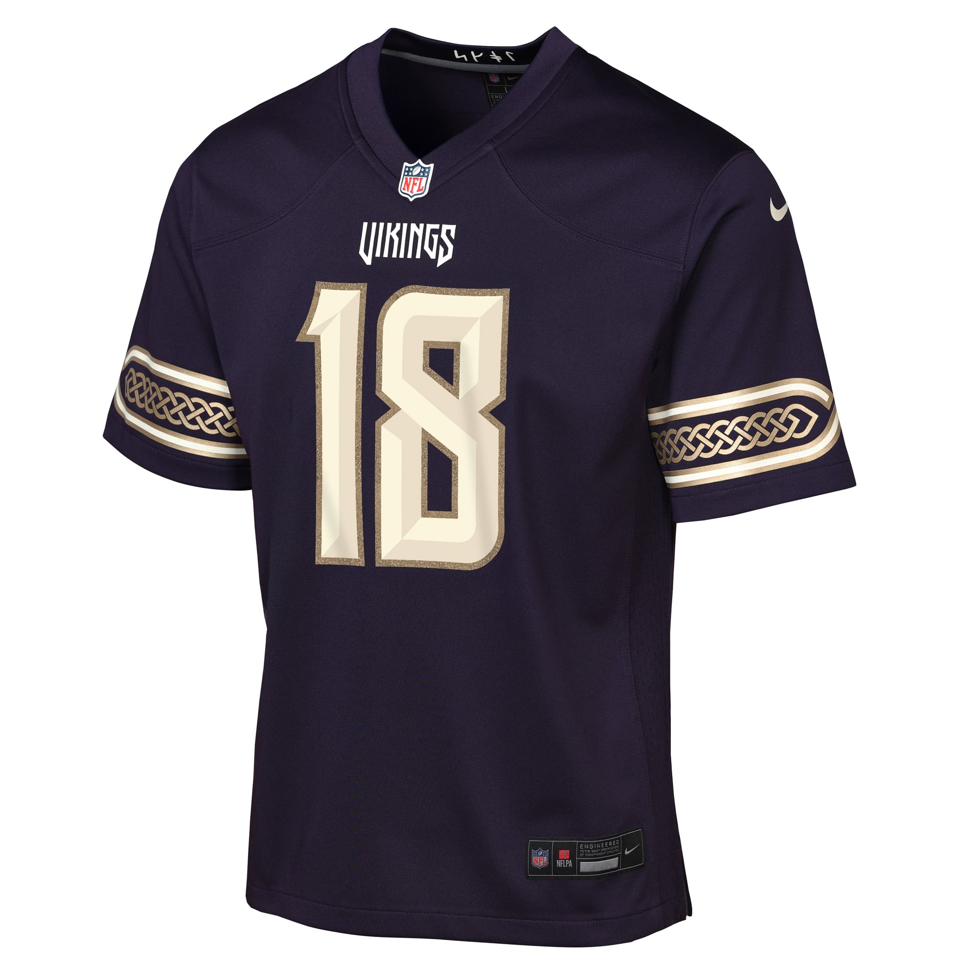 Youth Nike Justin Jefferson Purple Minnesota Vikings 2026 Rivalries Collection Game Jersey