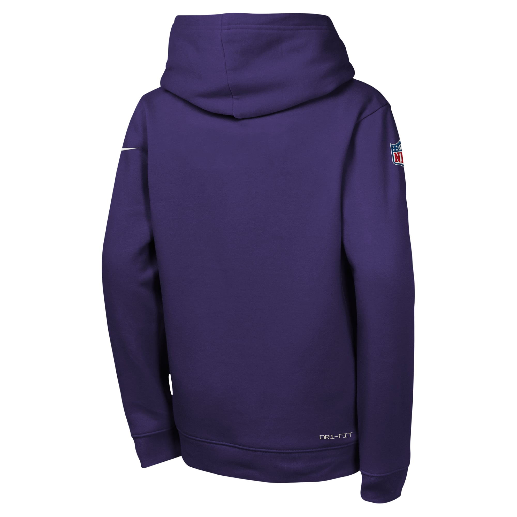 Sweat à capuche Nike Dri-FIT violet Minnesota Vikings pour enfant
