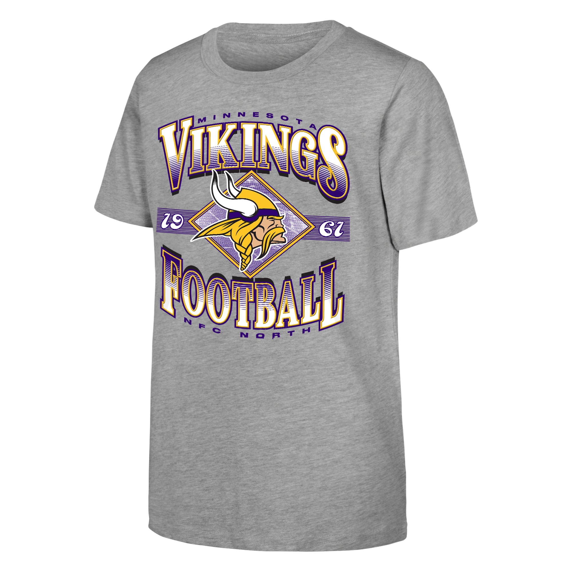 T-shirt Youth Outerstuff Natural Minnesota Vikings NFL des années passées