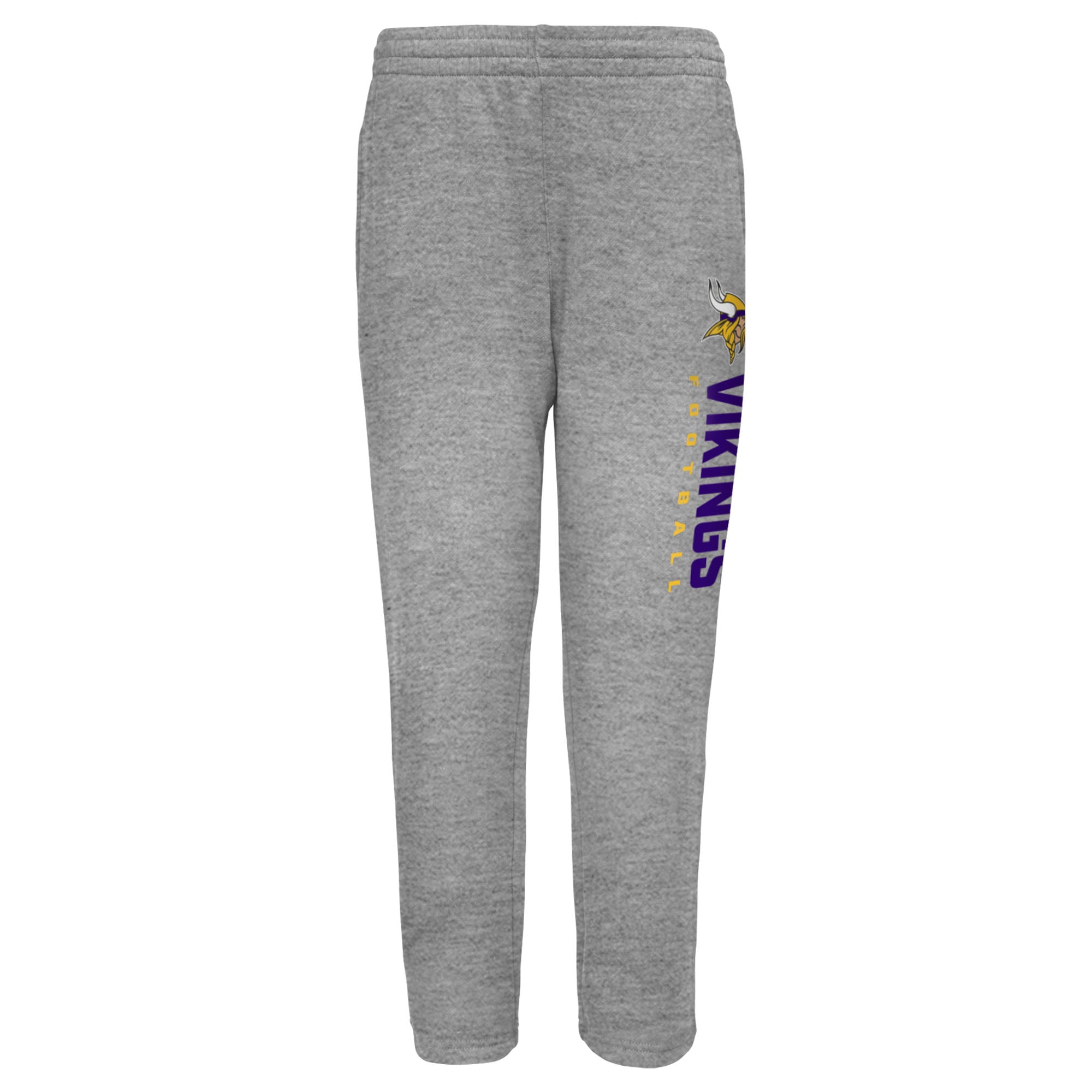 Pantalon de survêtement en polaire Run Hard des Vikings du Minnesota, gris chiné, pour jeunes la marque Outerstuff