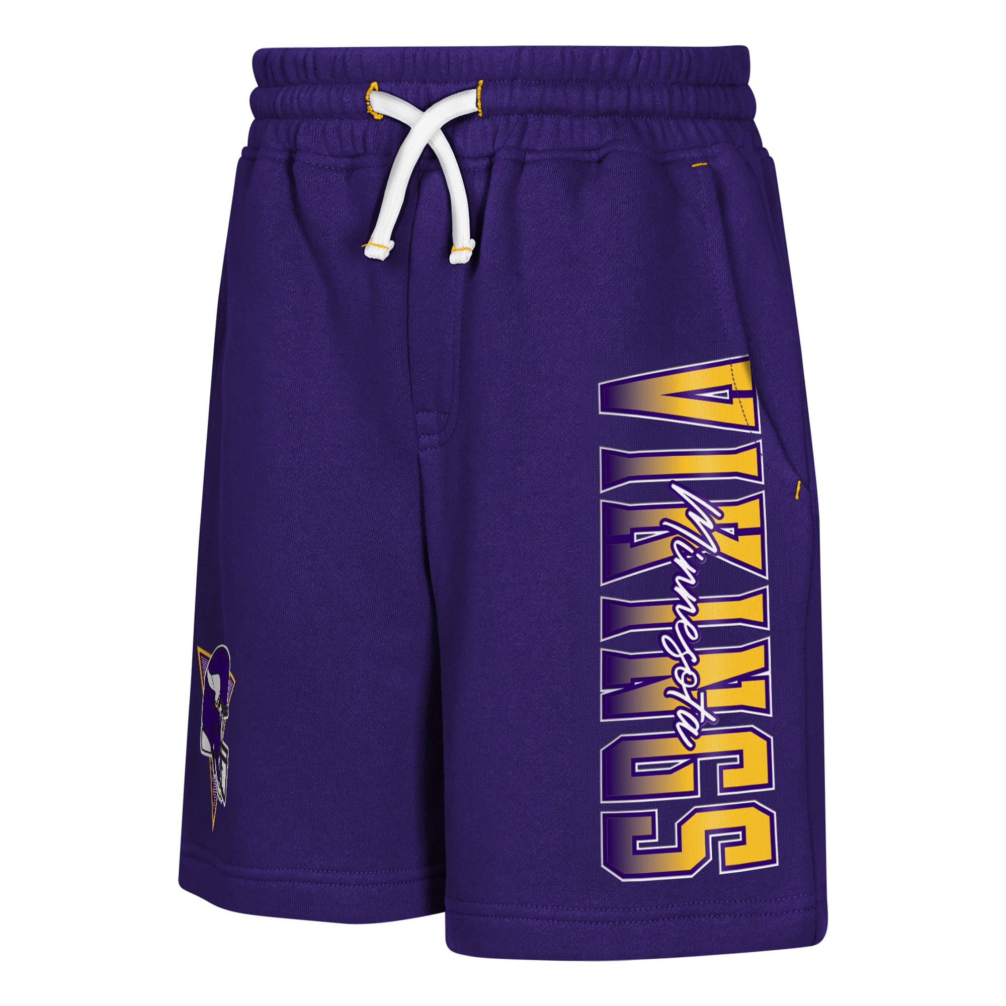 Youth Outerstuff Purple Minnesota Vikings Audible Fleece Shorts