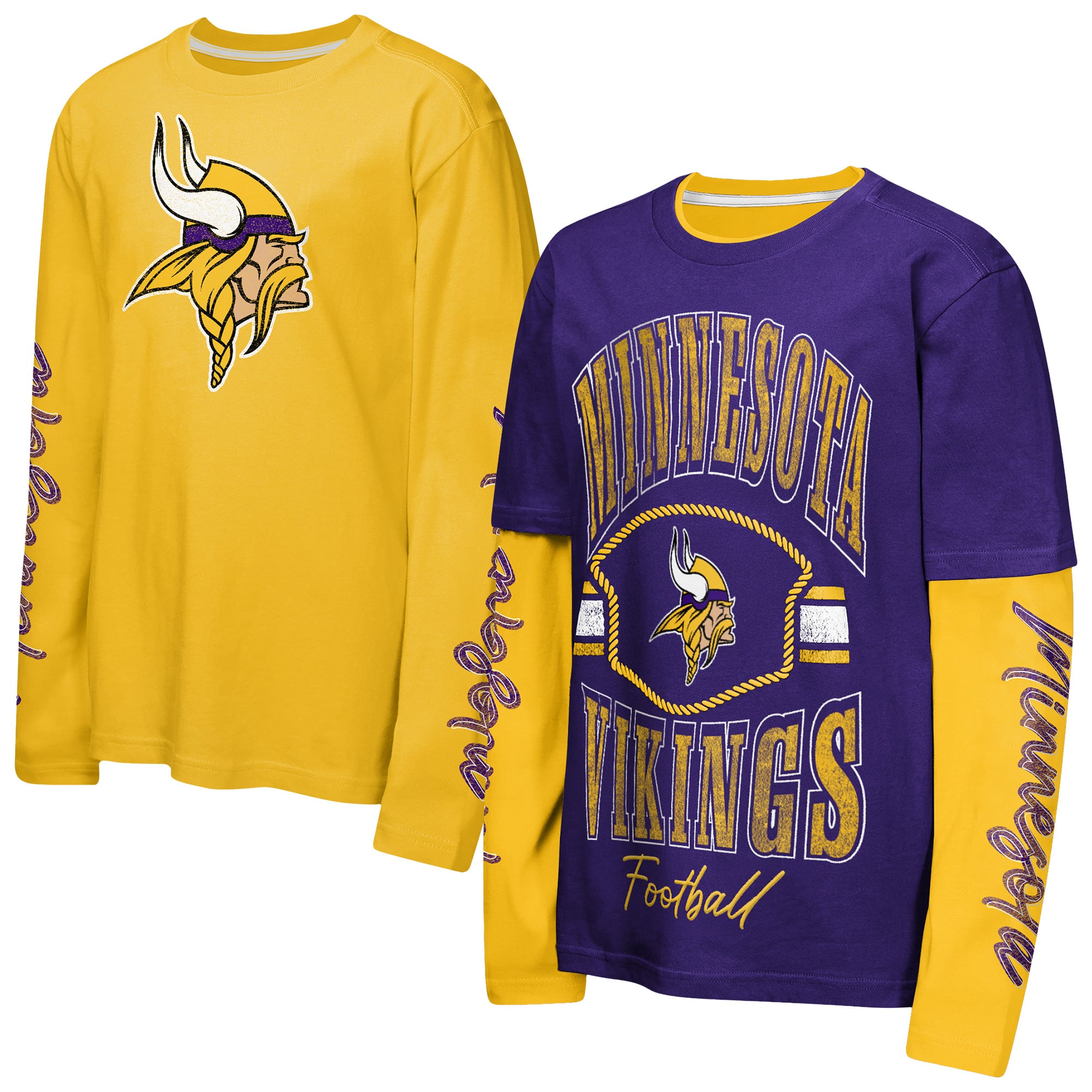 Youth Outerstuff Purple Minnesota Vikings Motion Combo Set