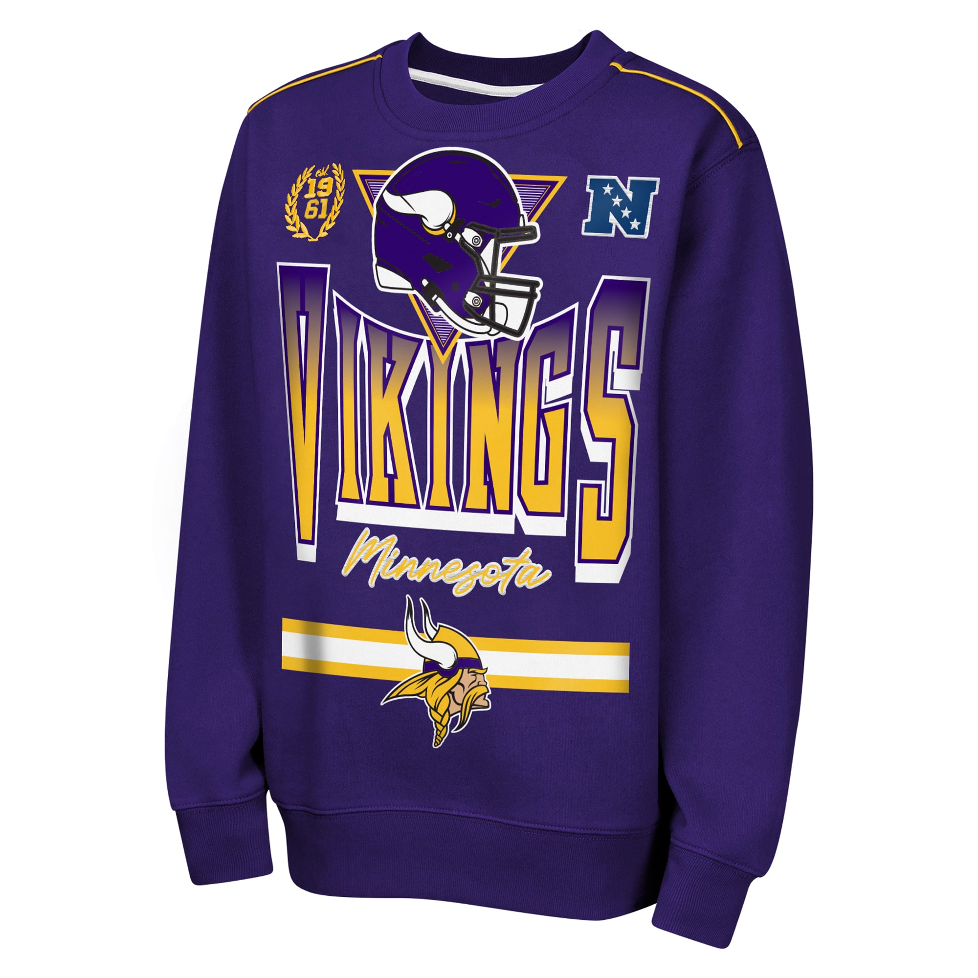 Sweat-shirt polaire violet Outerstuff pour jeunes