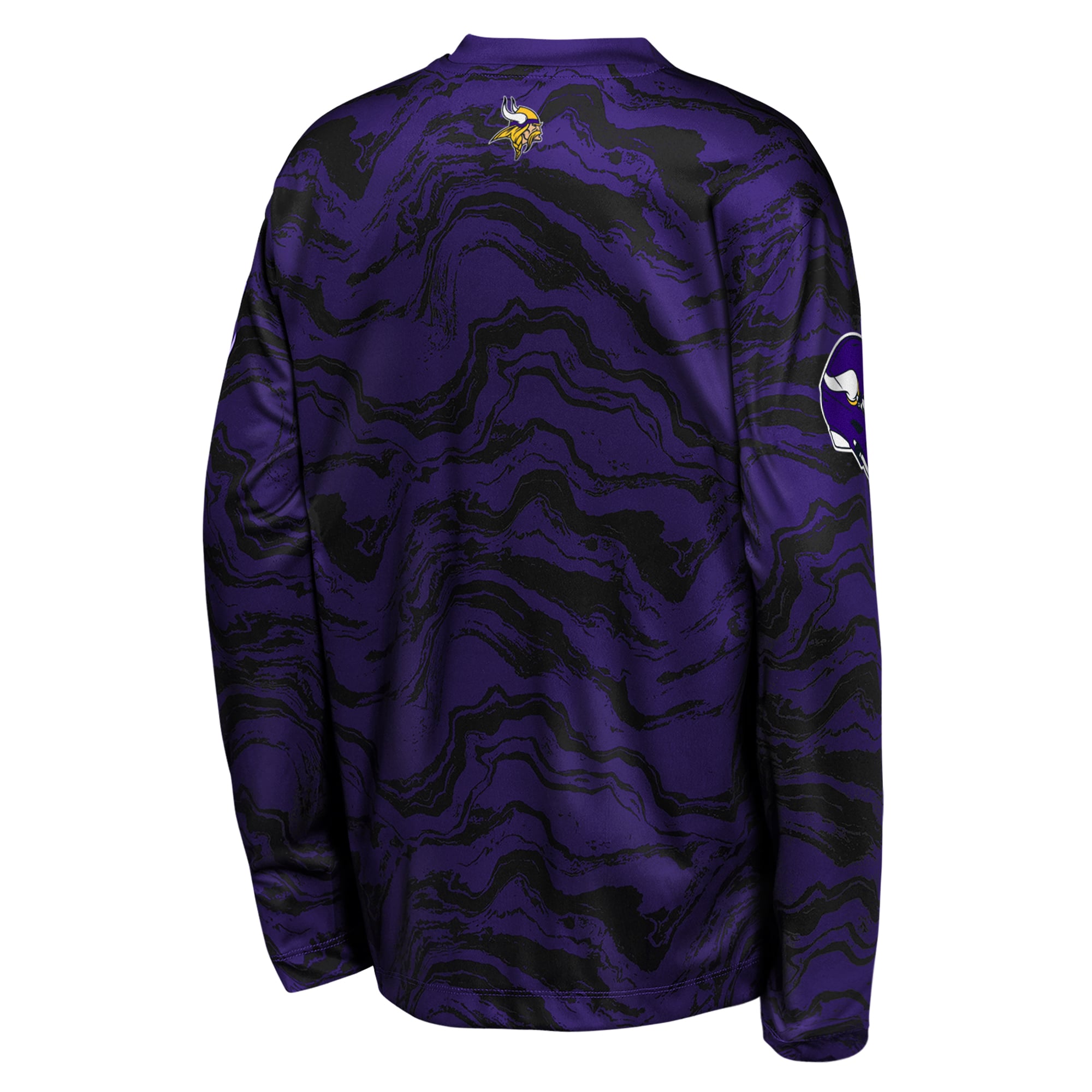 T-shirt à manches longues Youth Outerstuff Purple Minnesota Vikings Tailgate Performance