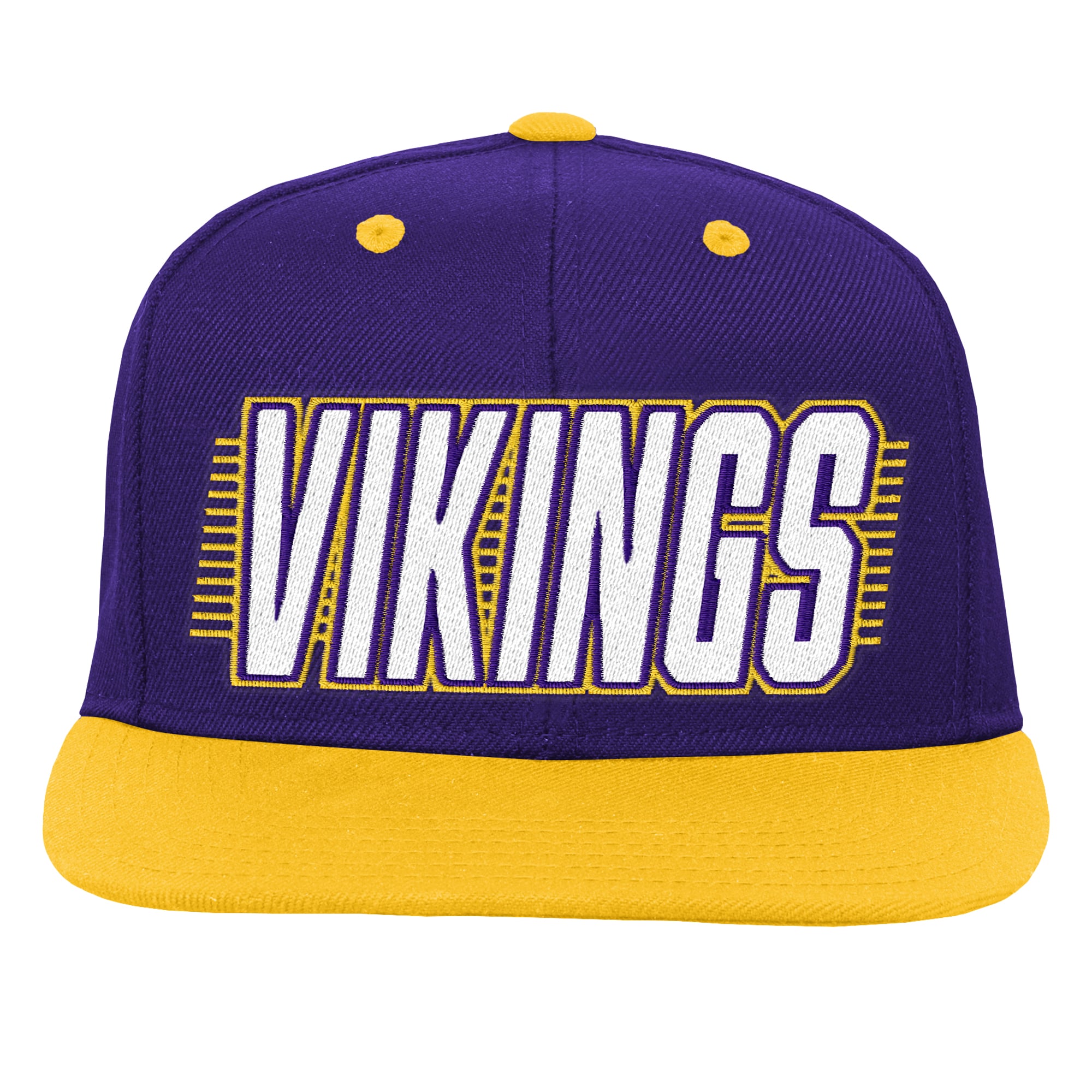 Casquette snapback violette et dorée des Vikings du Minnesota pour jeunes
