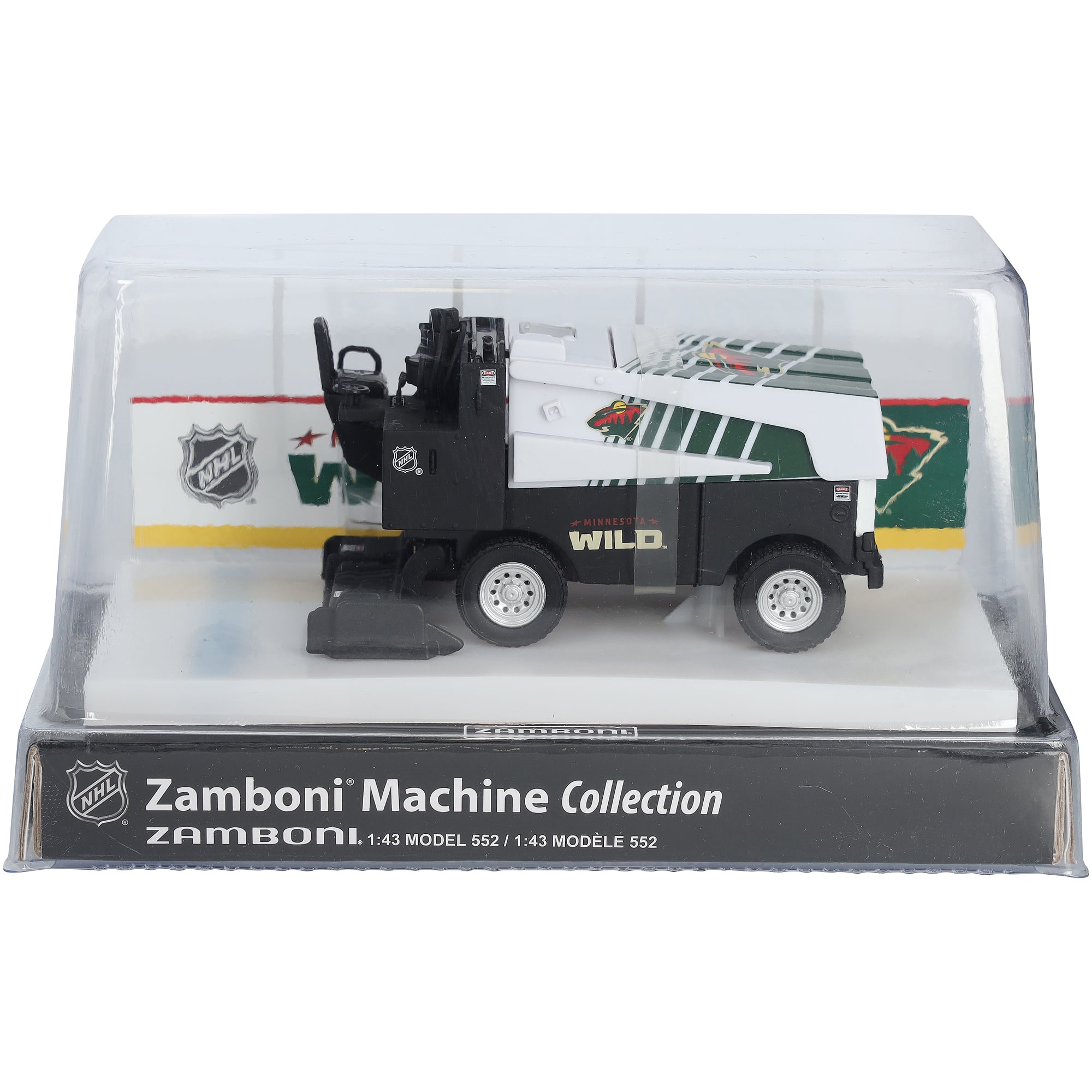 Zamboni miniature en métal moulé sous pression à l'échelle 1:43, Minnesota Wild, saison 2026-2027