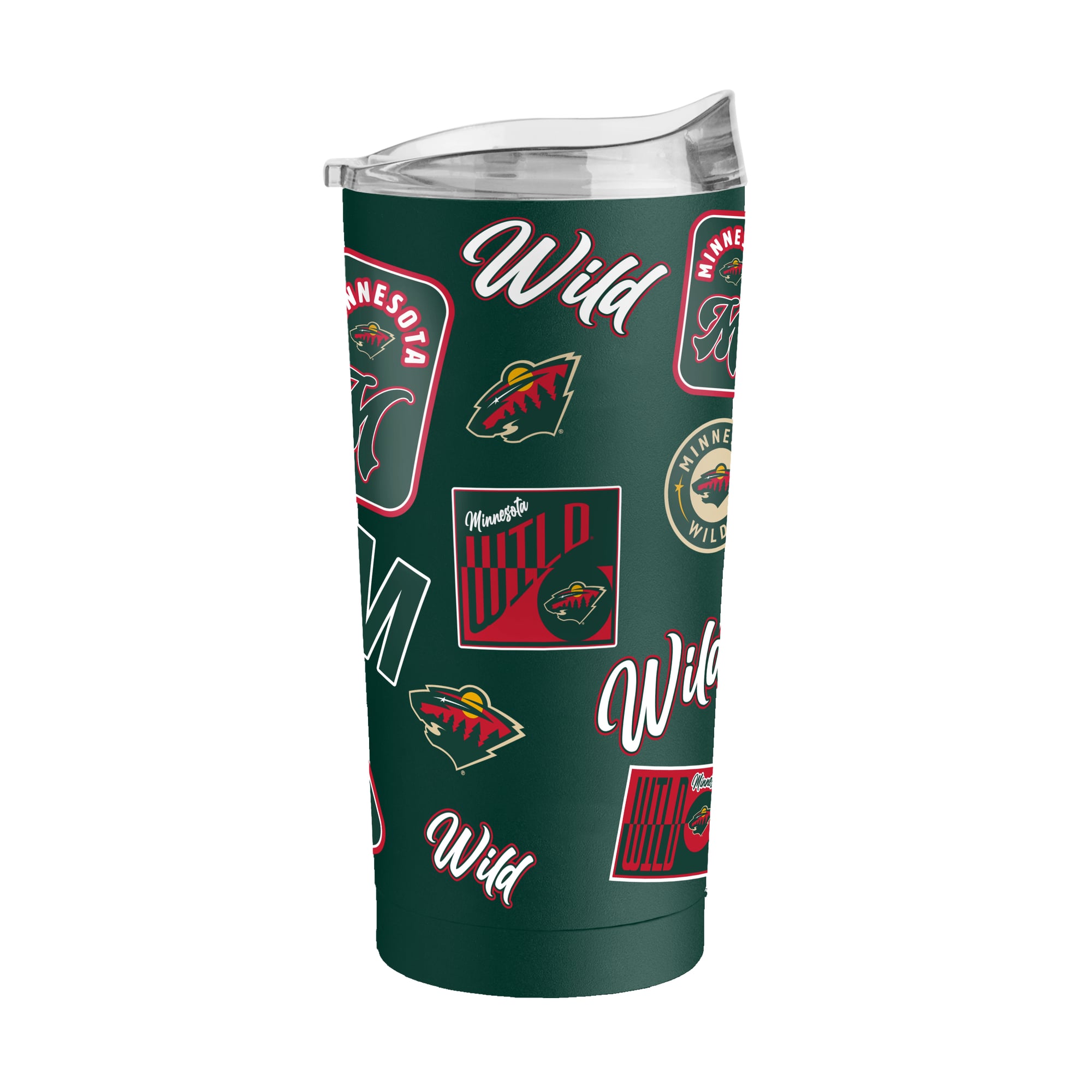 Gobelet isotherme de 59 cl (20 oz) à revêtement en poudre Dreamweave, logo Minnesota Wild, marque Logo Brands