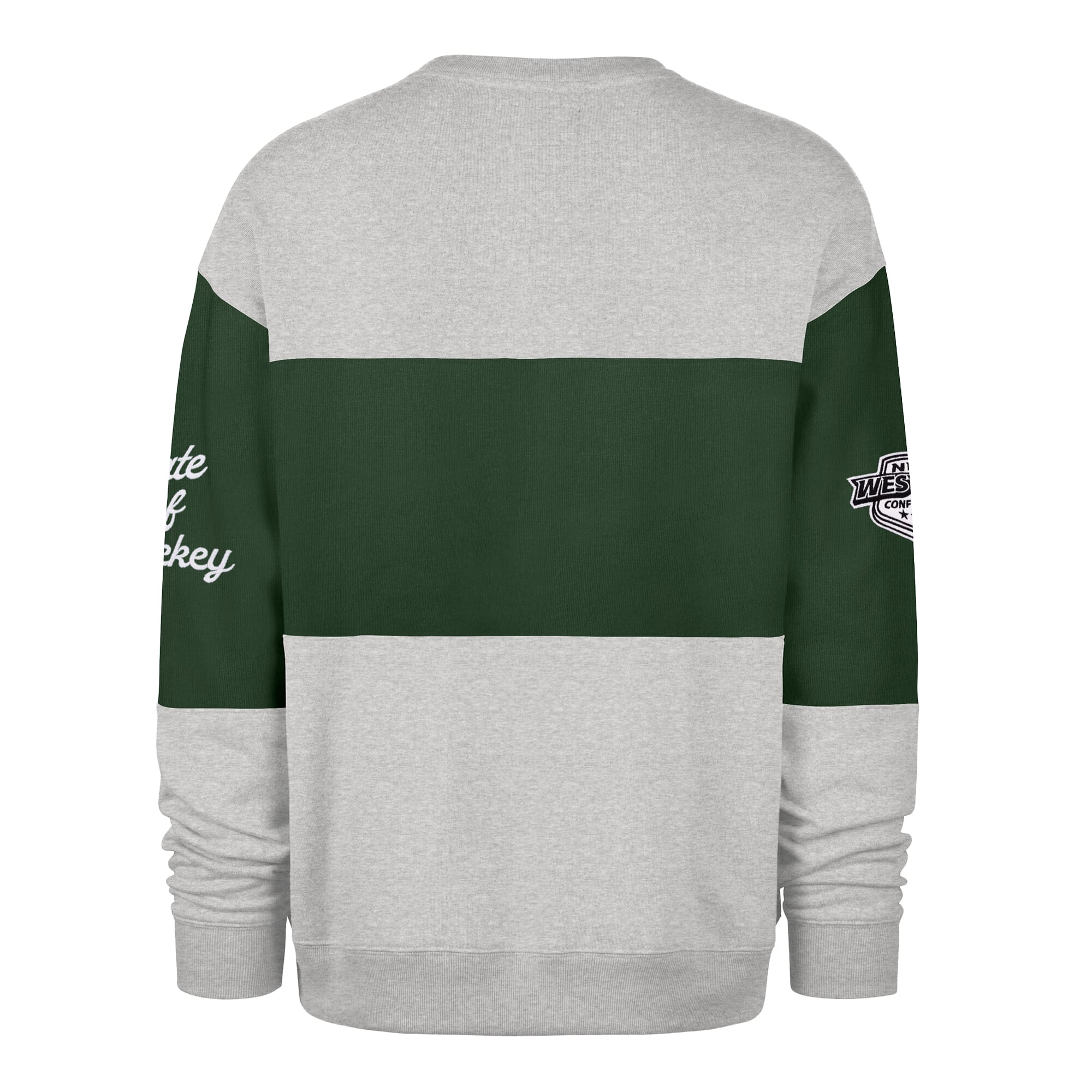 Sweat-shirt à col rond gris Minnesota Wild Fall Maximilist pour homme « 47 »