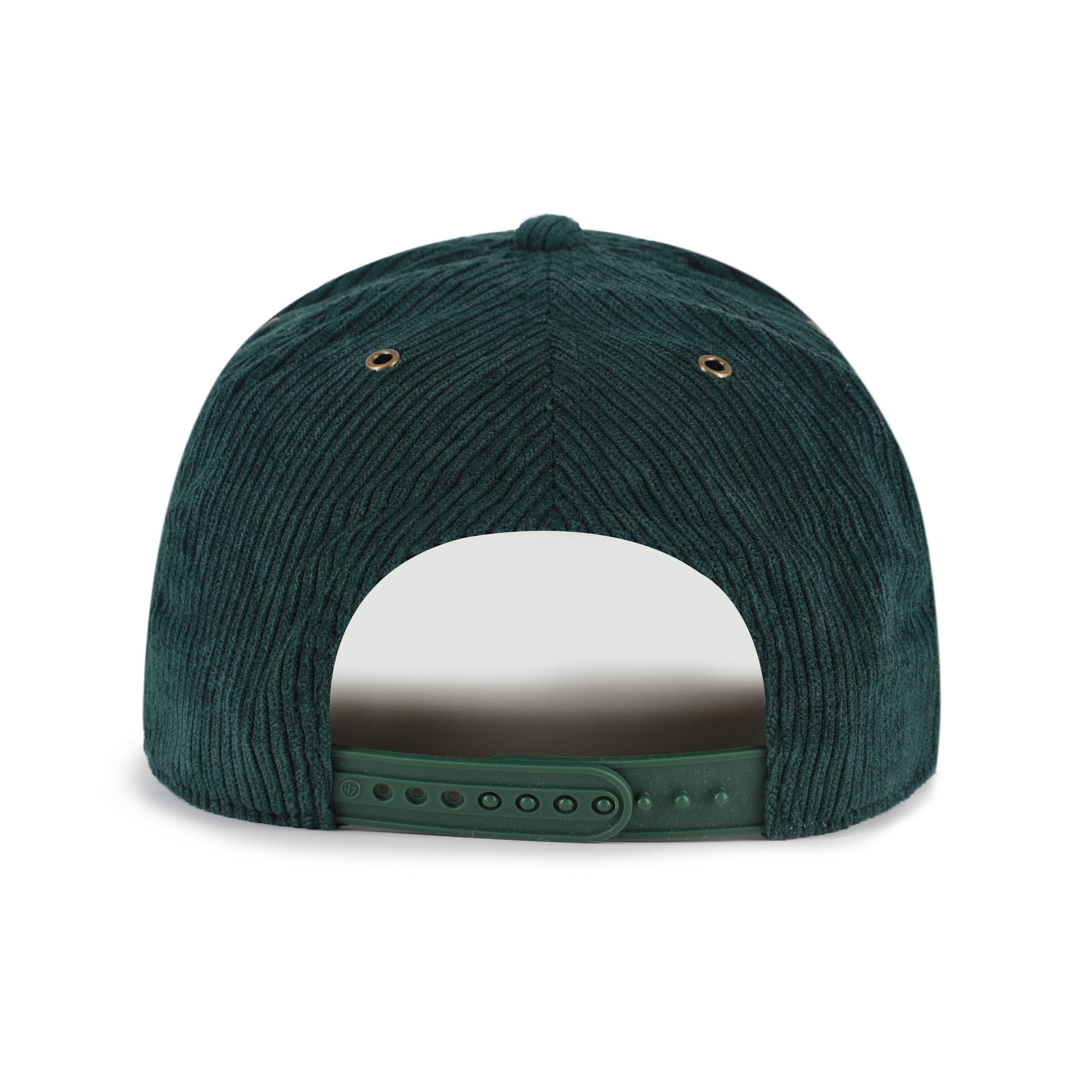Masque de hockey Minnesota Wild vert '47 pour homme, en velours côtelé avec boucle ajustable