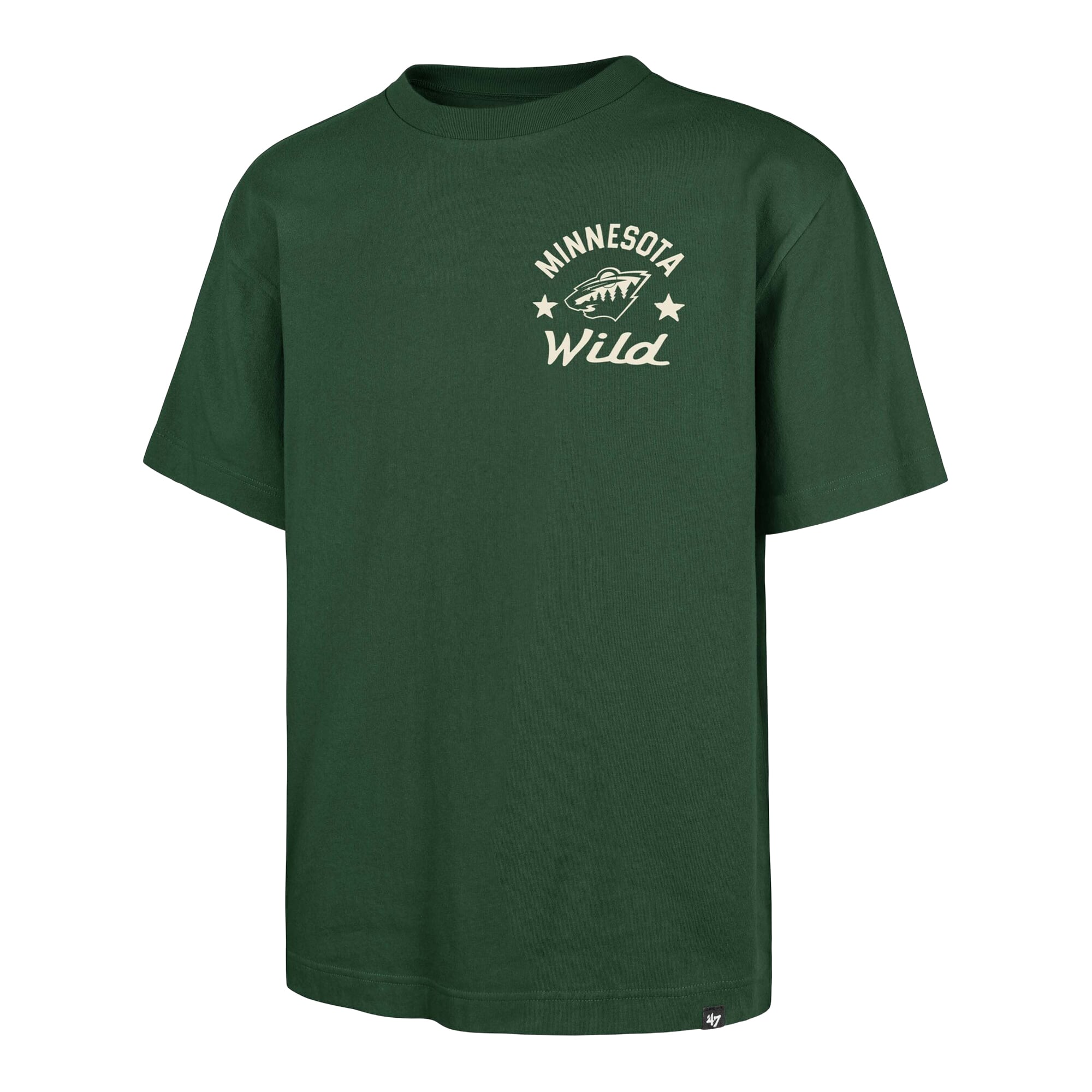 Men's '47  Green Minnesota Wild HPD Mask Foundation T-Shirt