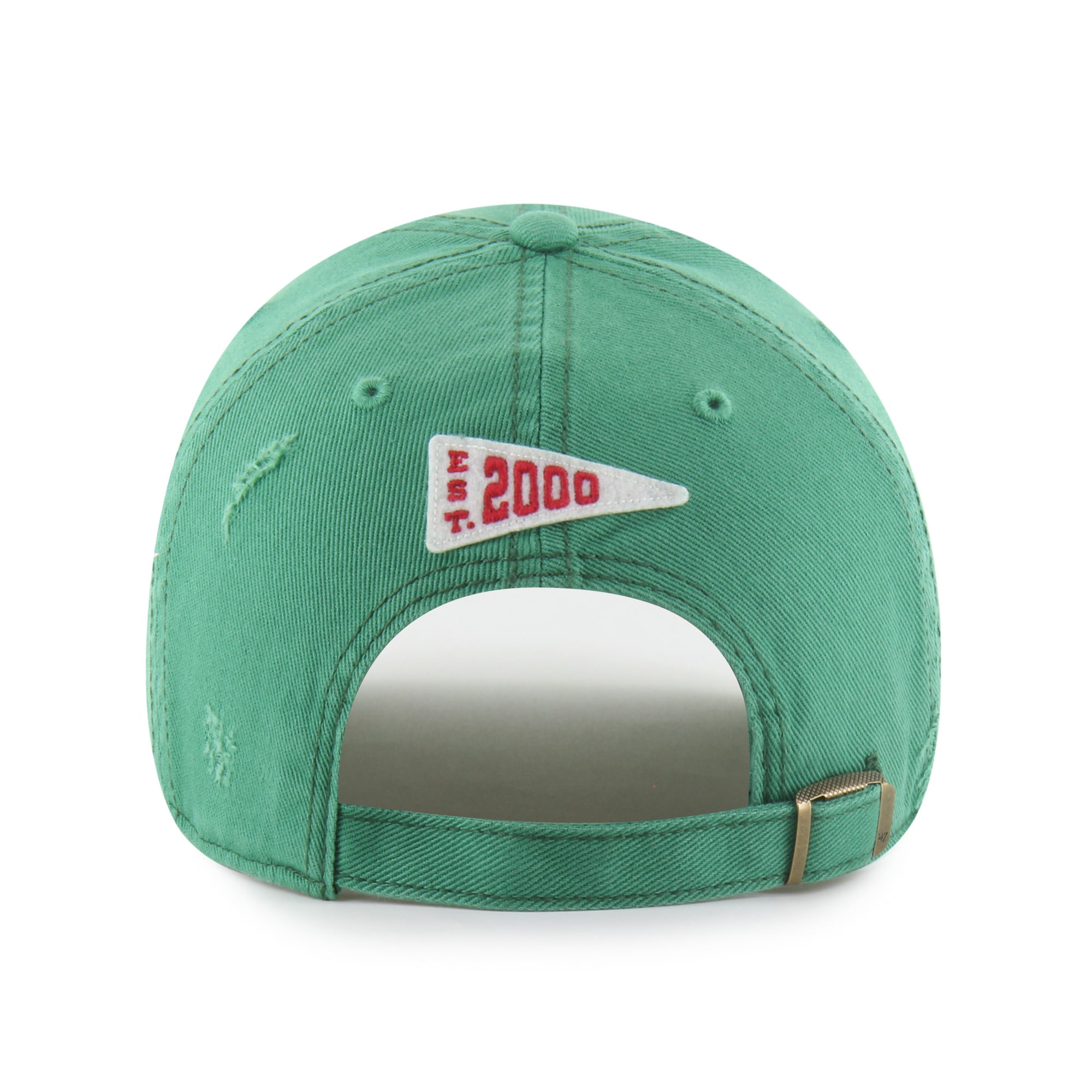 Casquette ajustable « Seymoore » verte Minnesota Wild « 47 » avec application vieillie
