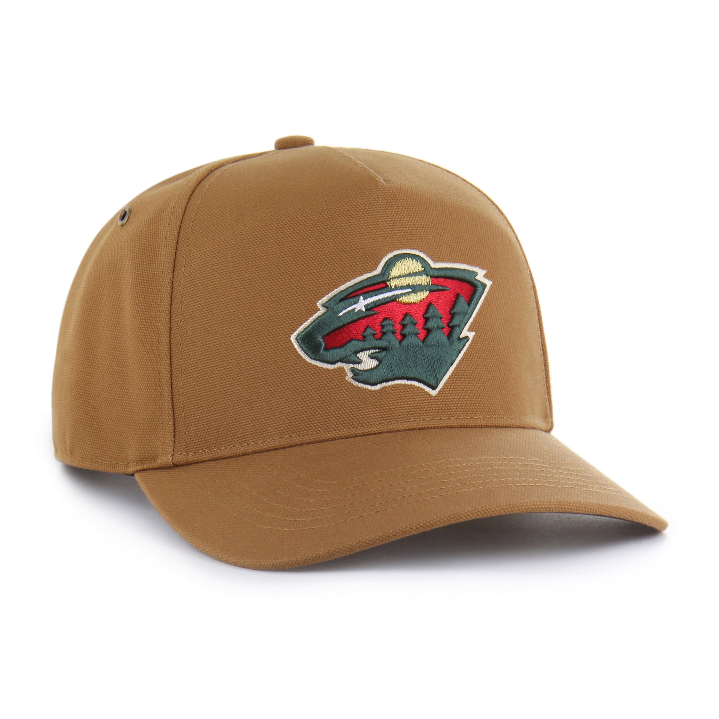 Casquette ajustable '47 x Carhartt marron Minnesota Wild Hitch pour homme