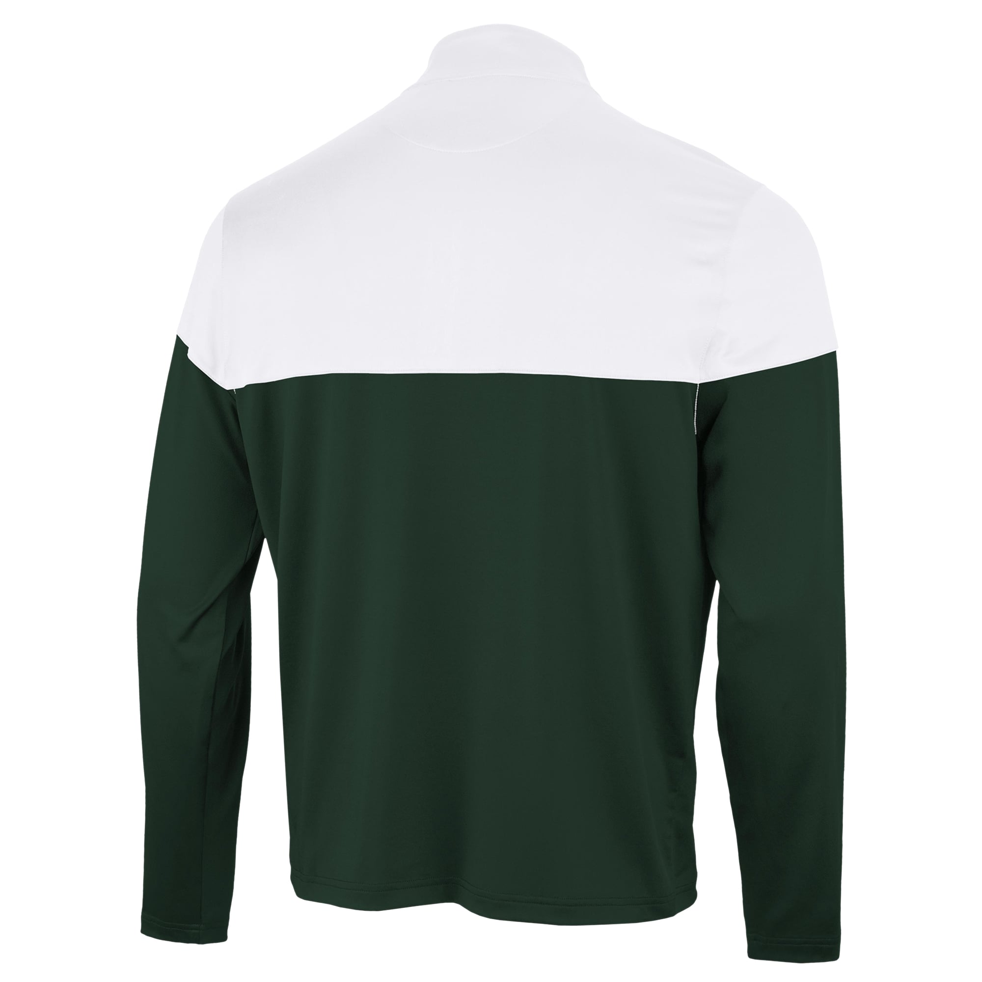 Pull à col zippé Antigua Hunter Green/White Minnesota Wild Hinder pour homme