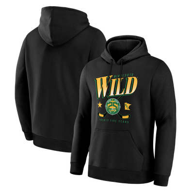 Men's Minnesota Wild Black Alternate Hoodie