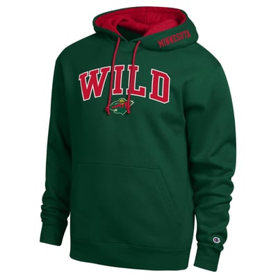 Minnesota Wild Champion Contrast Hoodie - Green
