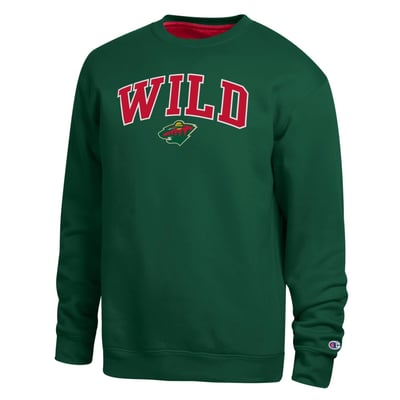 Minnesota Wild Champion Contrast Sweatshirt - Green
