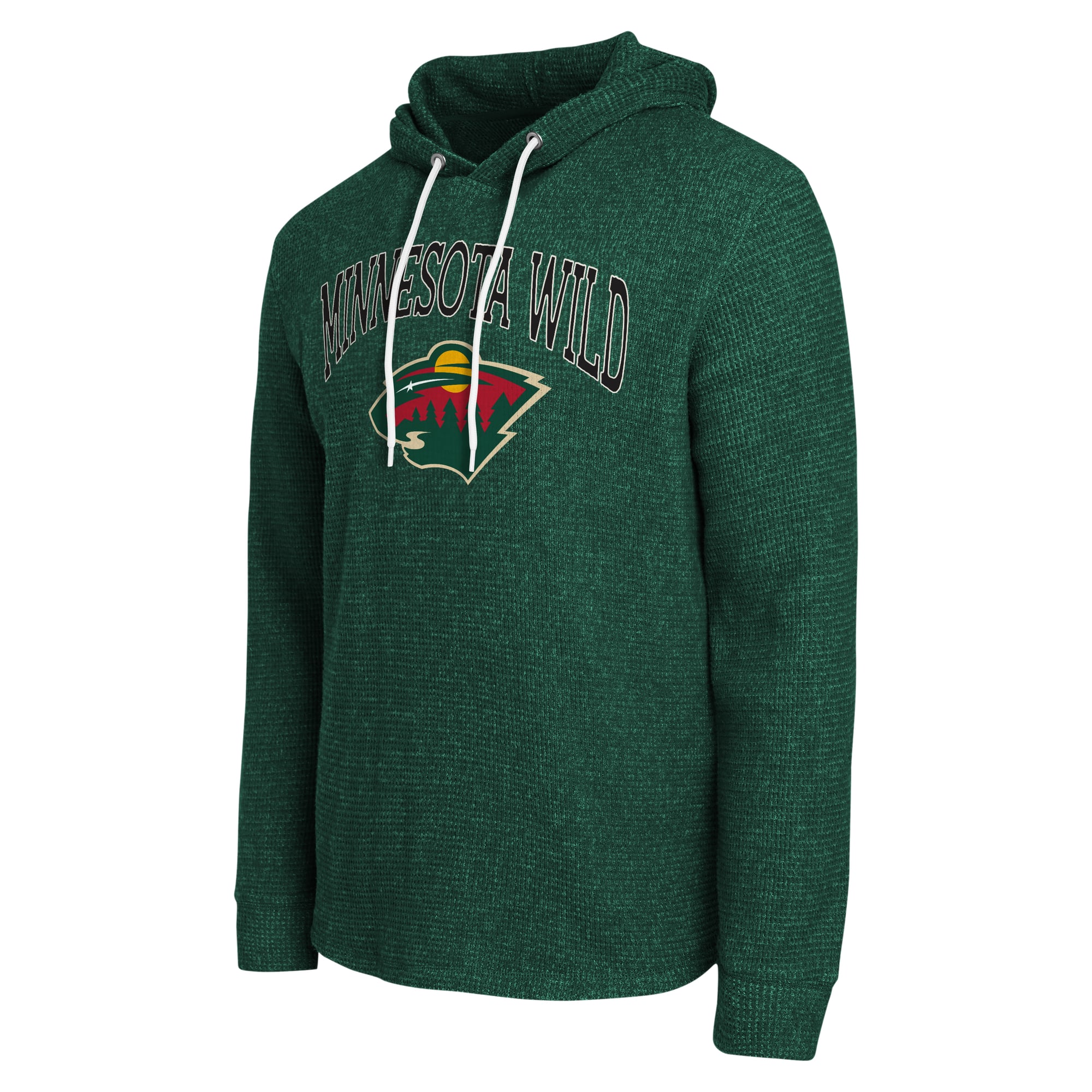 Collection Darius Rucker pour homme par Fanatics - T-shirt à manches longues et capuche en maille gaufrée Minnesota Wild vert