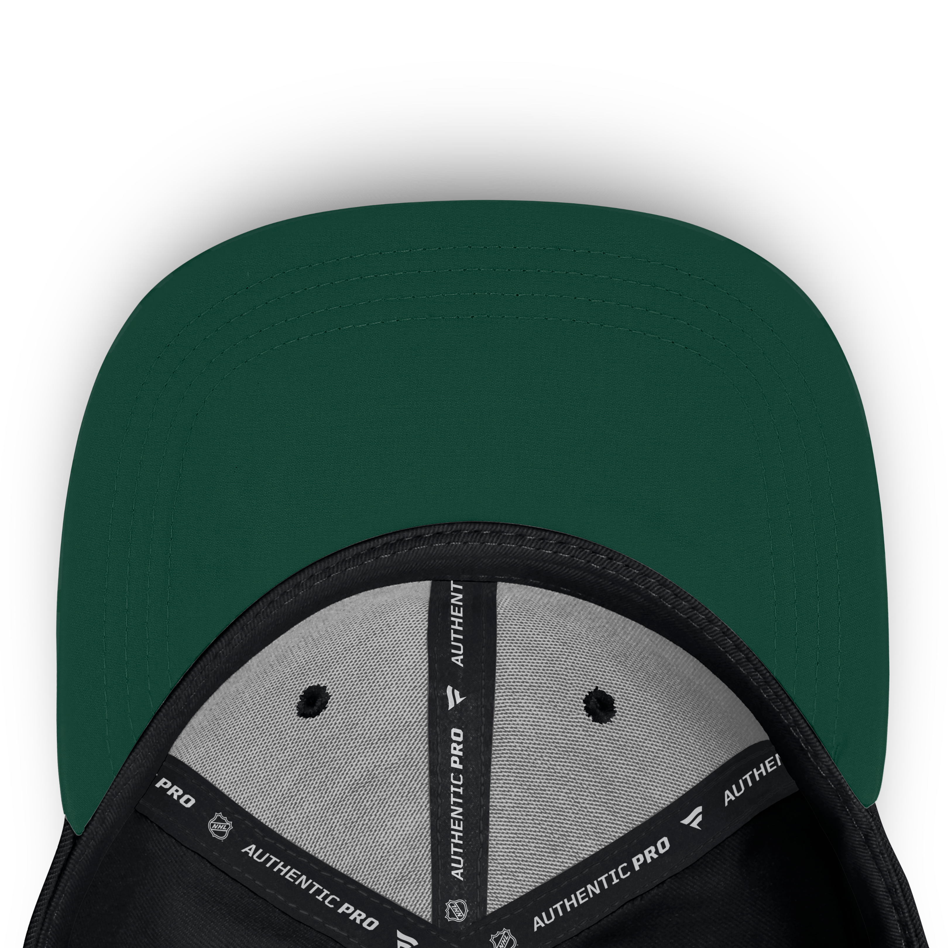 Men's Fanatics Black Minnesota Wild Authentic Pro Rink Debossed Stretch Fit Hat