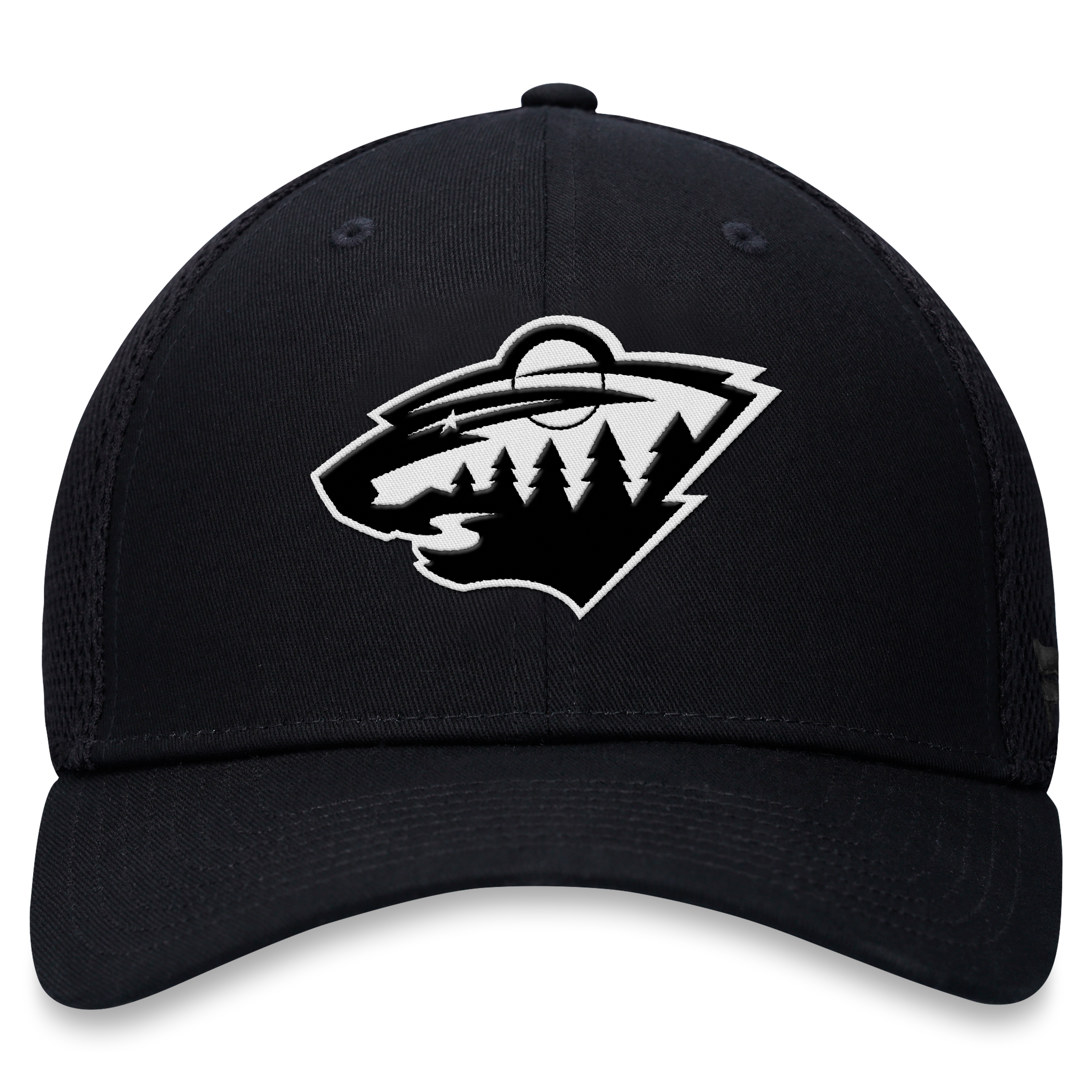 Casquette extensible à dos en maille ton sur Fanatics pour homme, noire