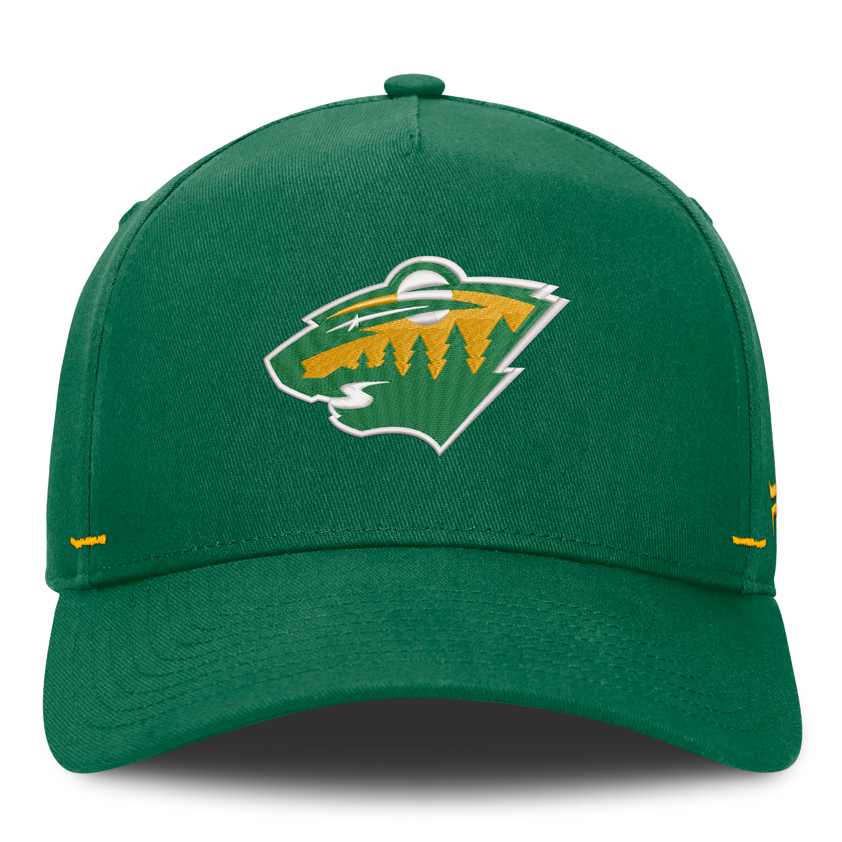 Casquette ajustable Fanatics verte Minnesota Wild Alternate Authentic Pro Rink A-Frame pour homme