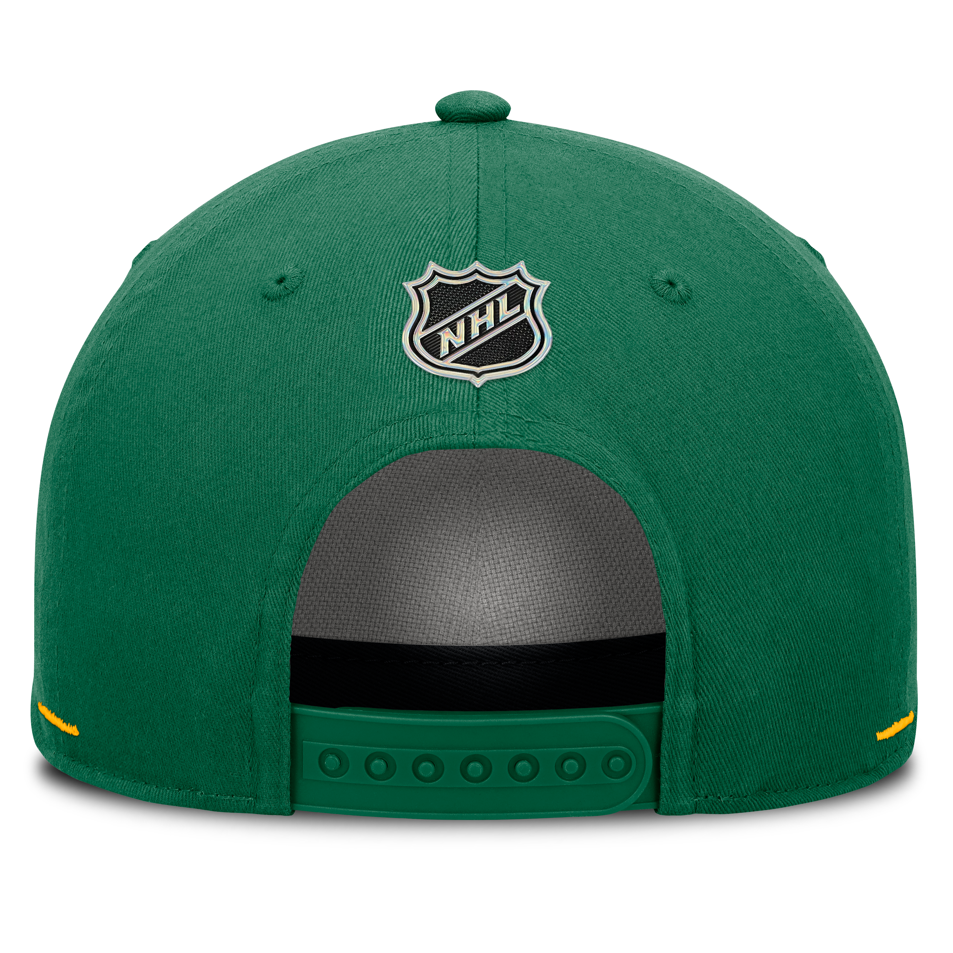 Casquette ajustable Fanatics verte Minnesota Wild Alternate Authentic Pro Rink A-Frame pour homme
