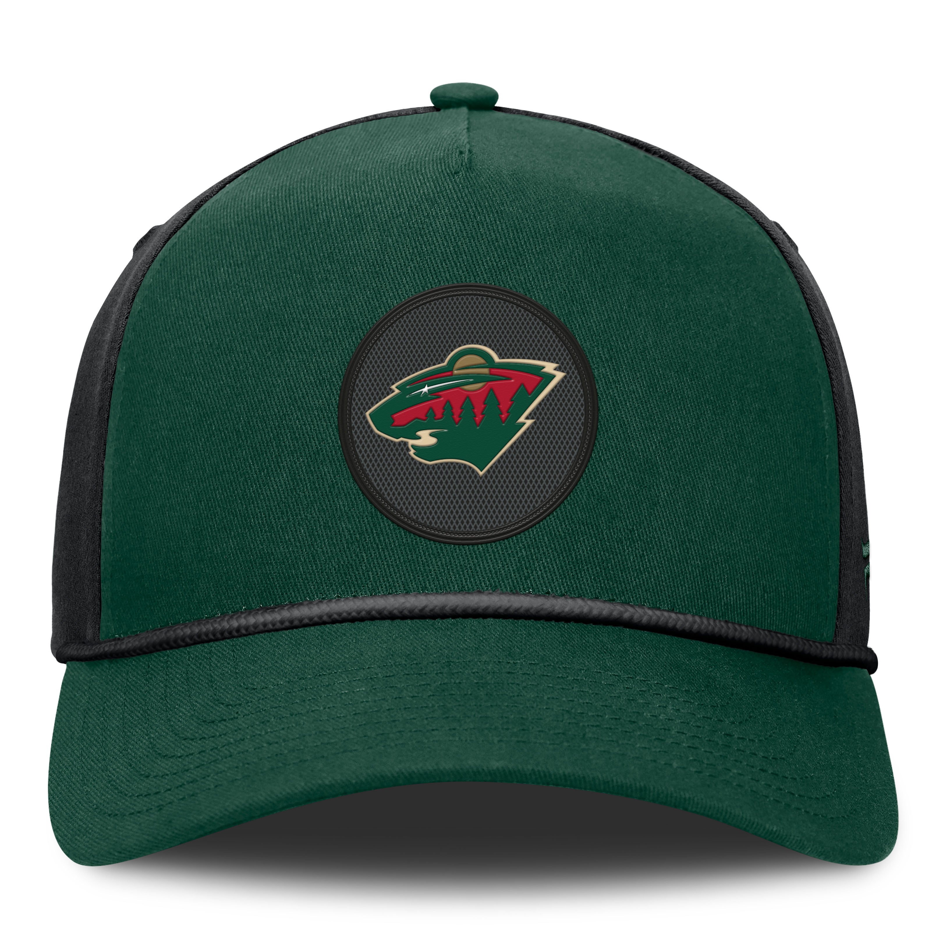 Men's Fanatics Green Minnesota Wild Authentic Pro Rink A-Frame Adjustable Hat