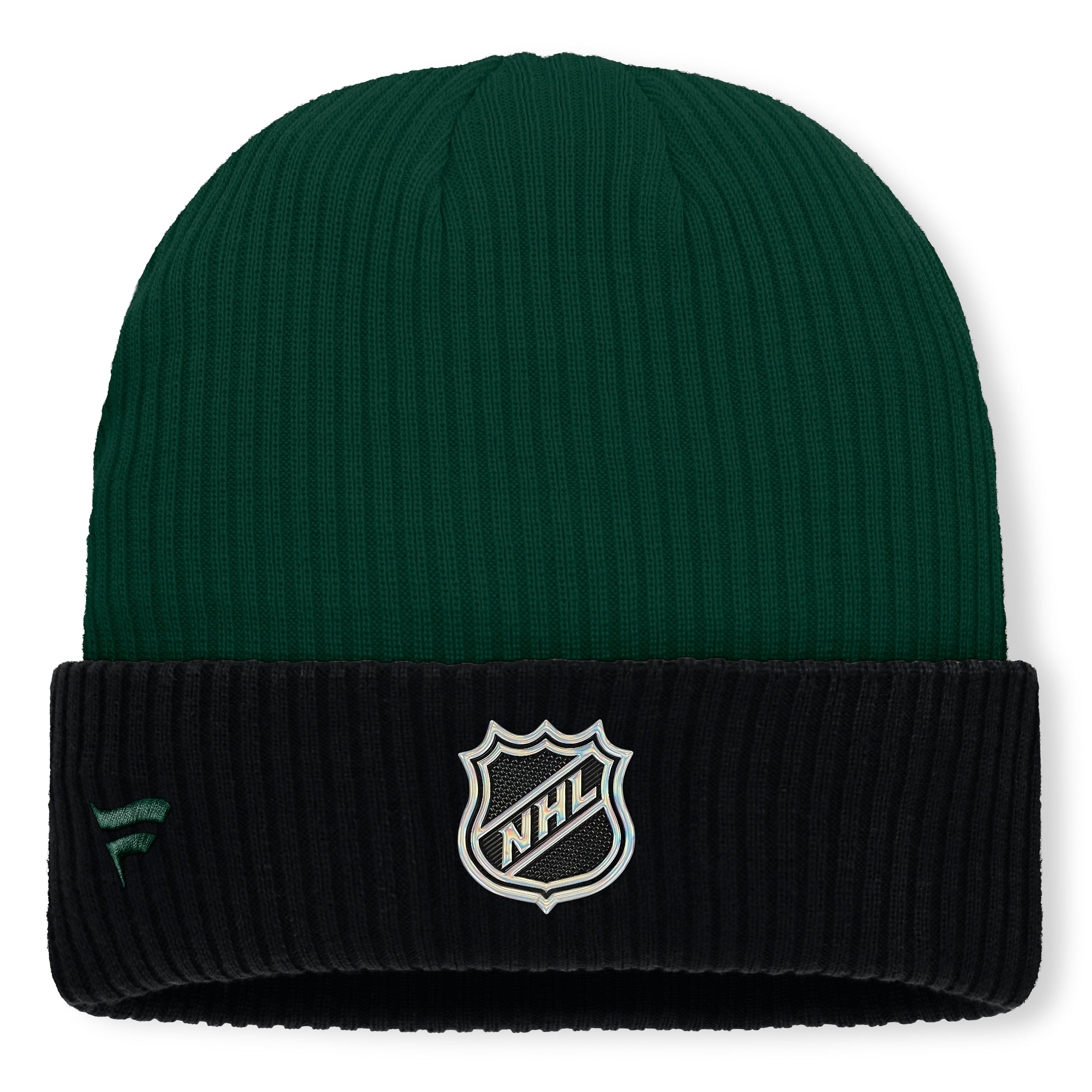 Men's Fanatics Green Minnesota Wild Authentic Pro Rink Cuffed Knit Hat