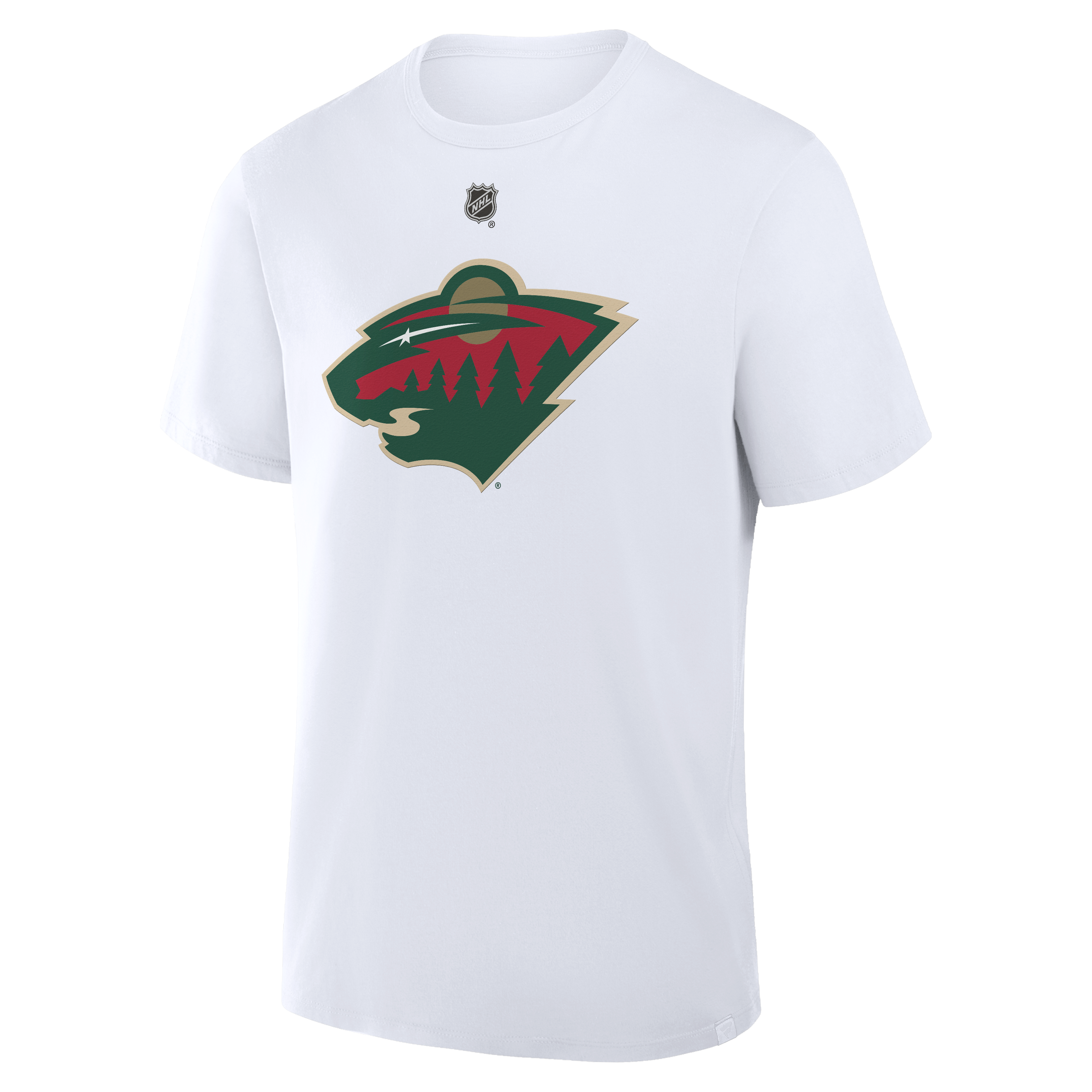 T-shirt authentique alternatif Fanatics Matthew Boldy blanc Minnesota Wild avec nom et numéro superposés
