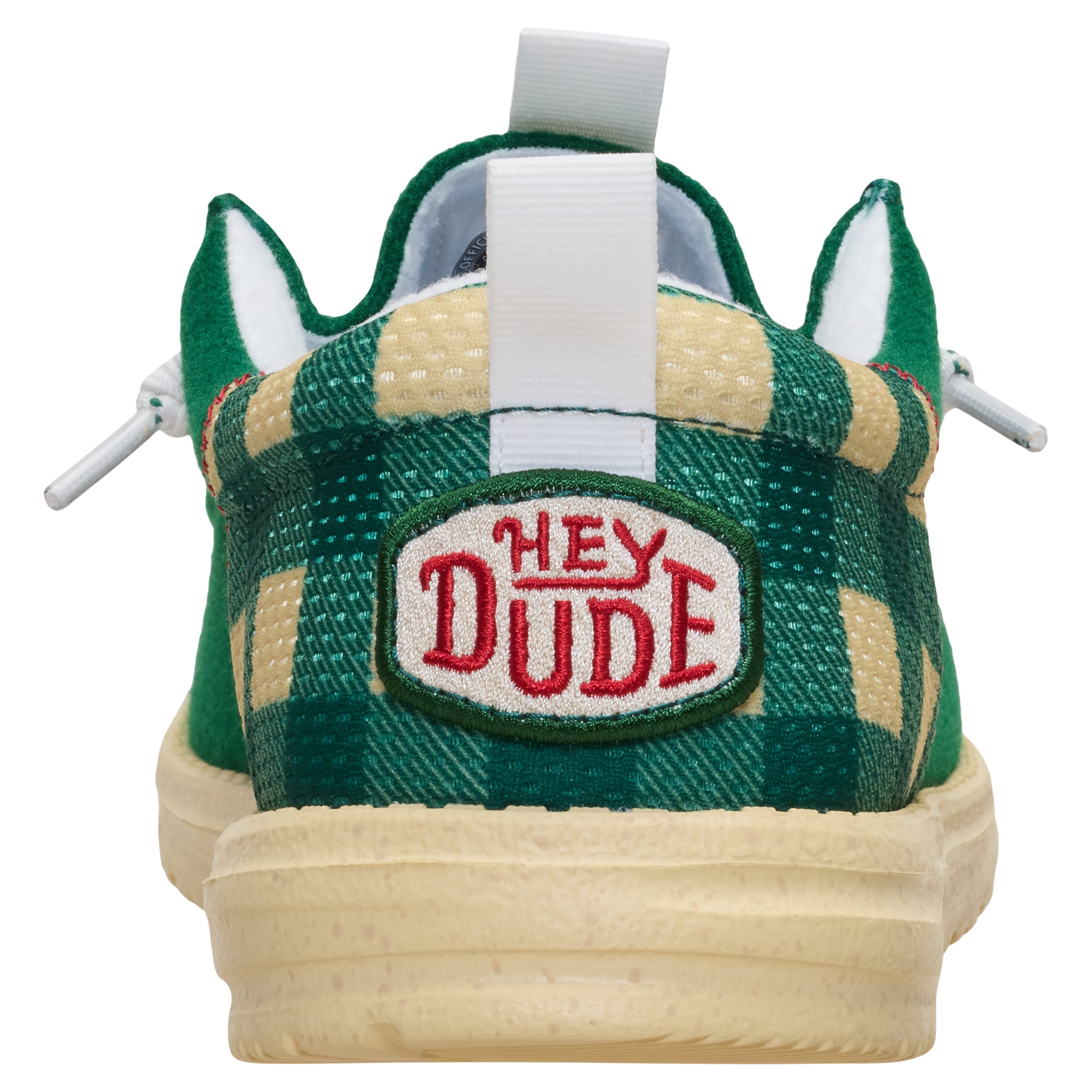 Chaussures décontractées à enfiler Hey Dude Green Minnesota Wild Wally Funk pour hommes