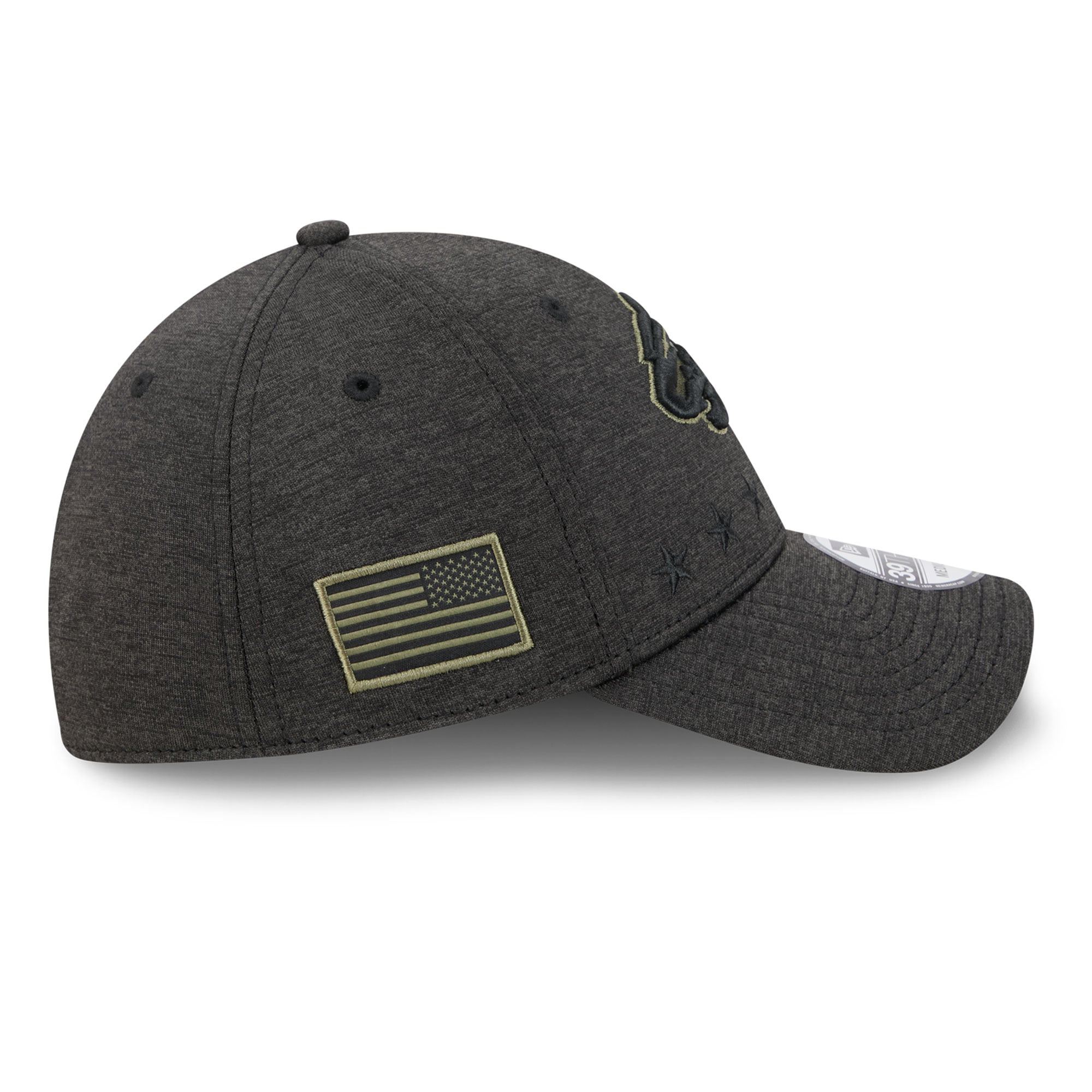 Casquette New Era noire pour homme Minnesota Wild Stealth Mode Flex 39Thirty Stretch